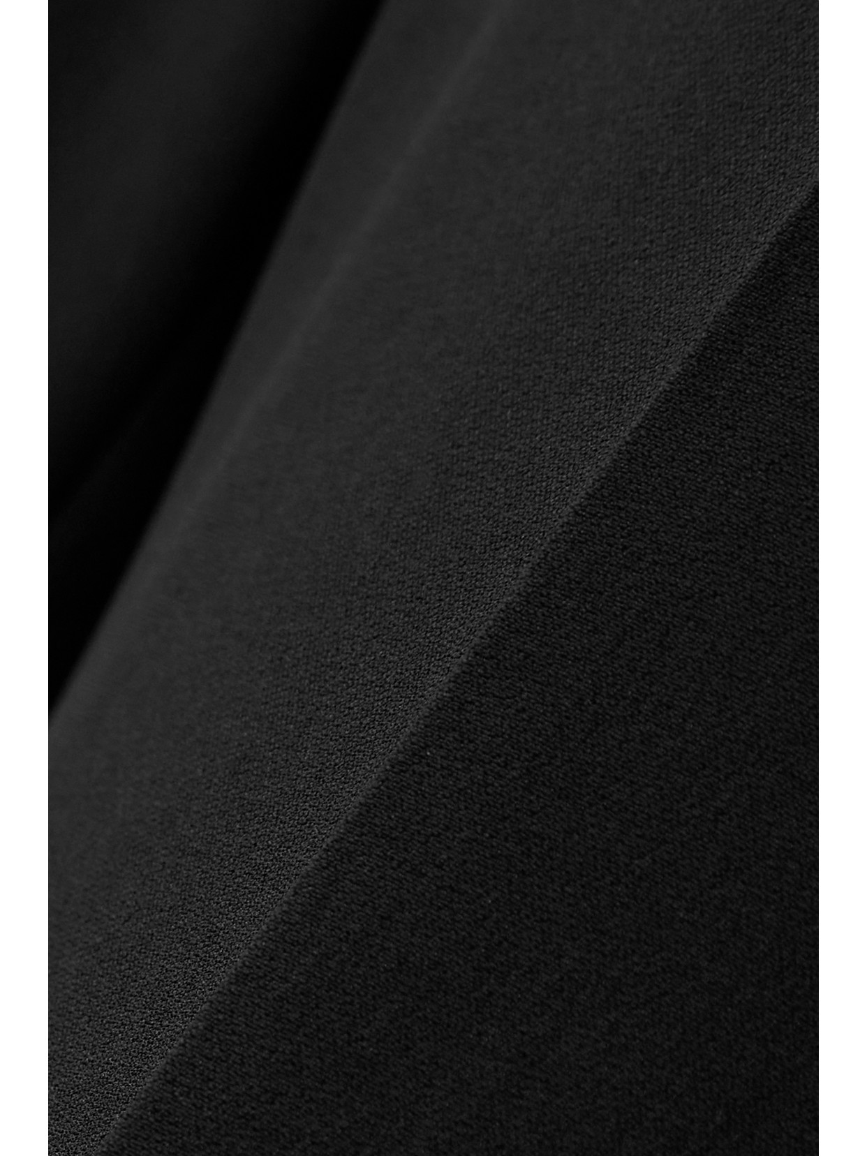 Alexander Mcqueen Crepe Bootcut Tailored Trousers In Black