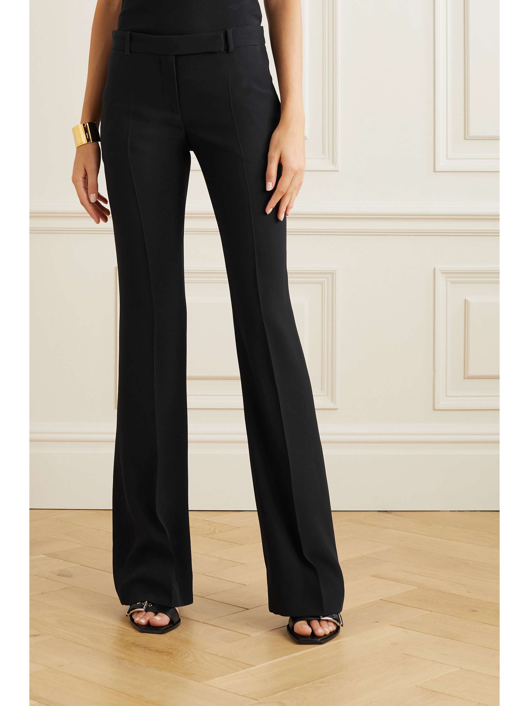 MCQUEEN Crepe bootcut pants