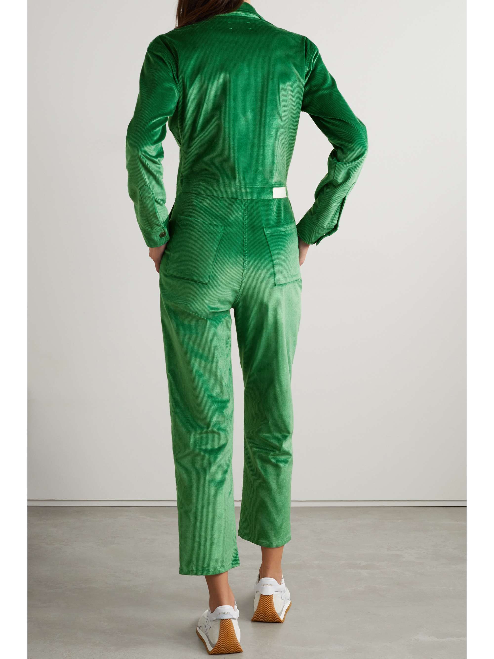 RIVET UTILITY Bigwig cottonblend corduroy jumpsuit NETAPORTER