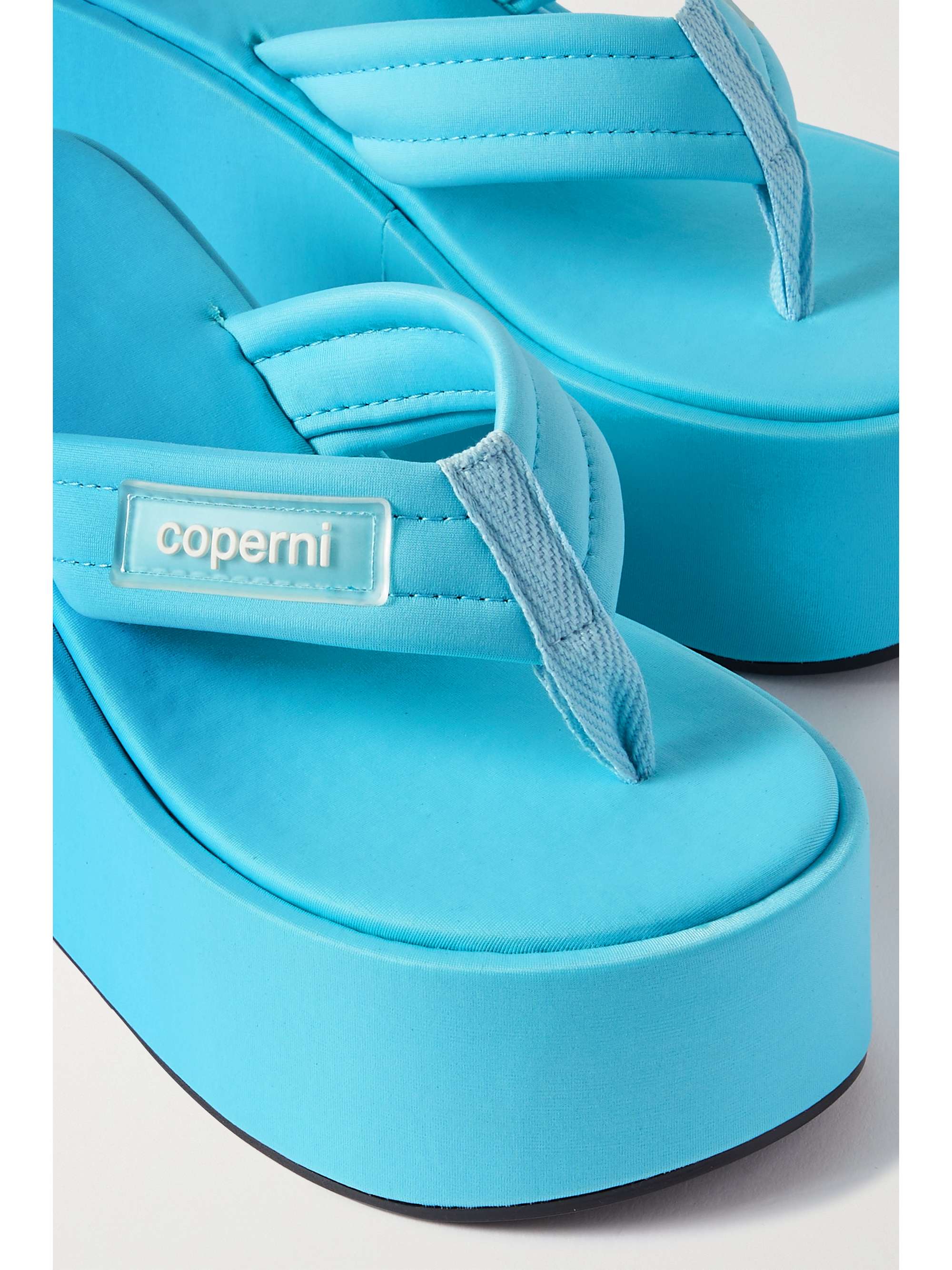 COPERNI Webbing wedge flip flops