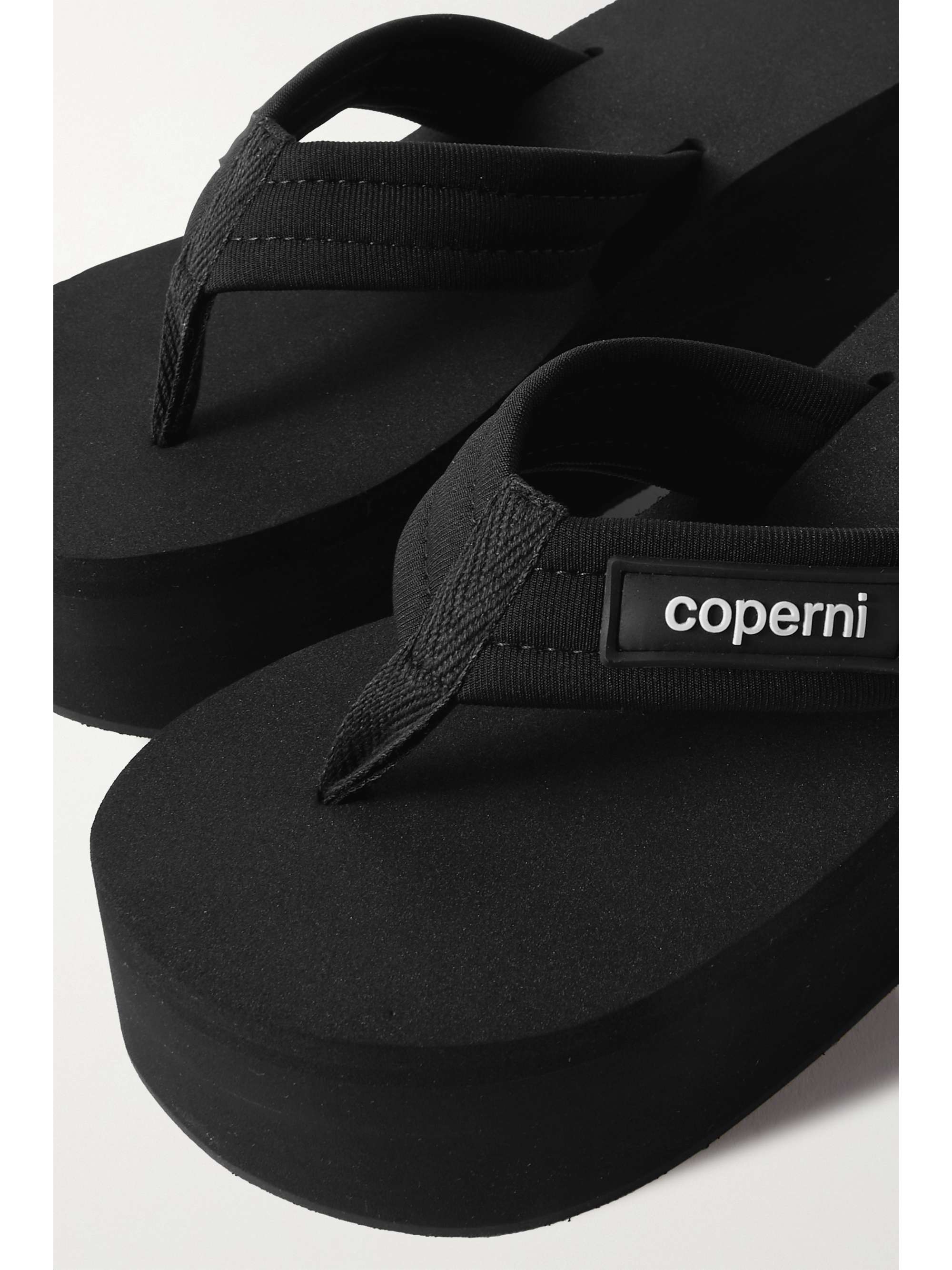 COPERNI Webbing wedge flip flops