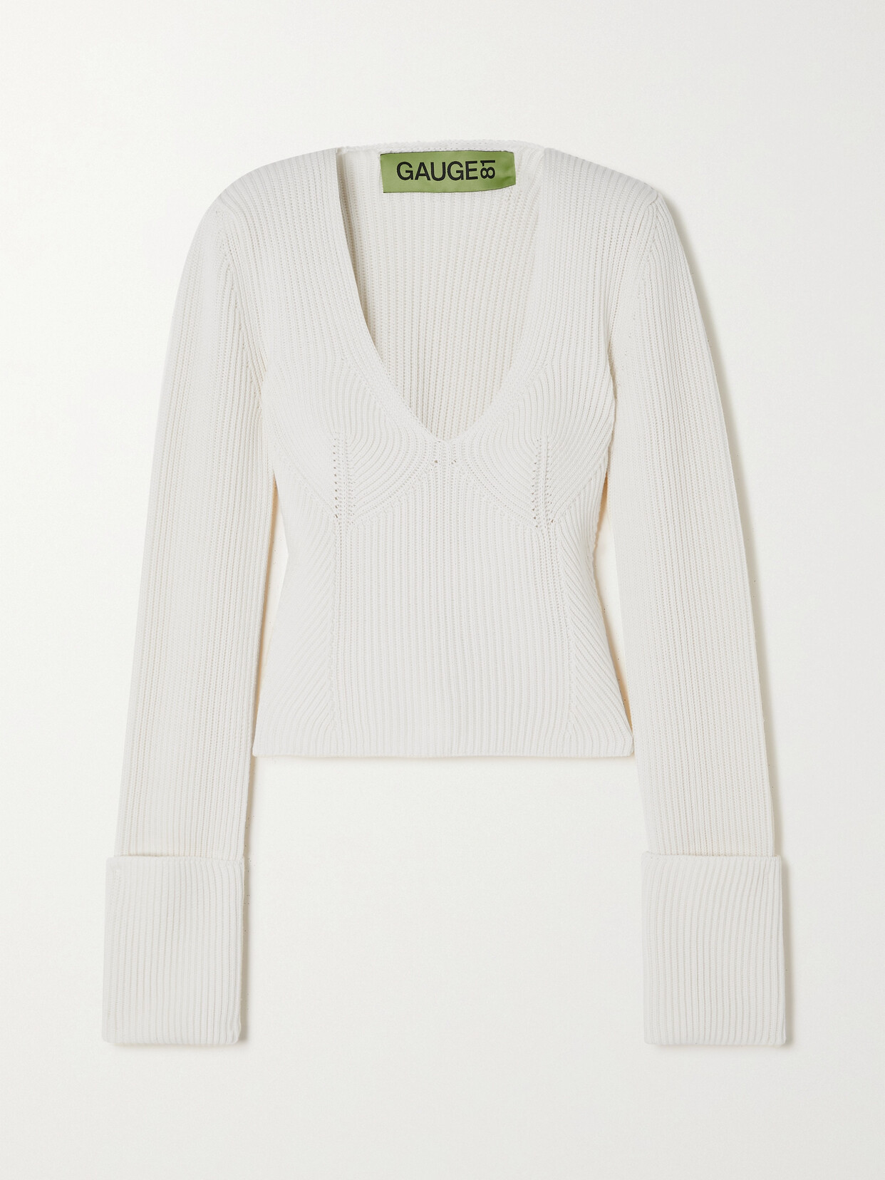 GAUGE81 - Tashir Ribbed Wool Sweater - Ivory