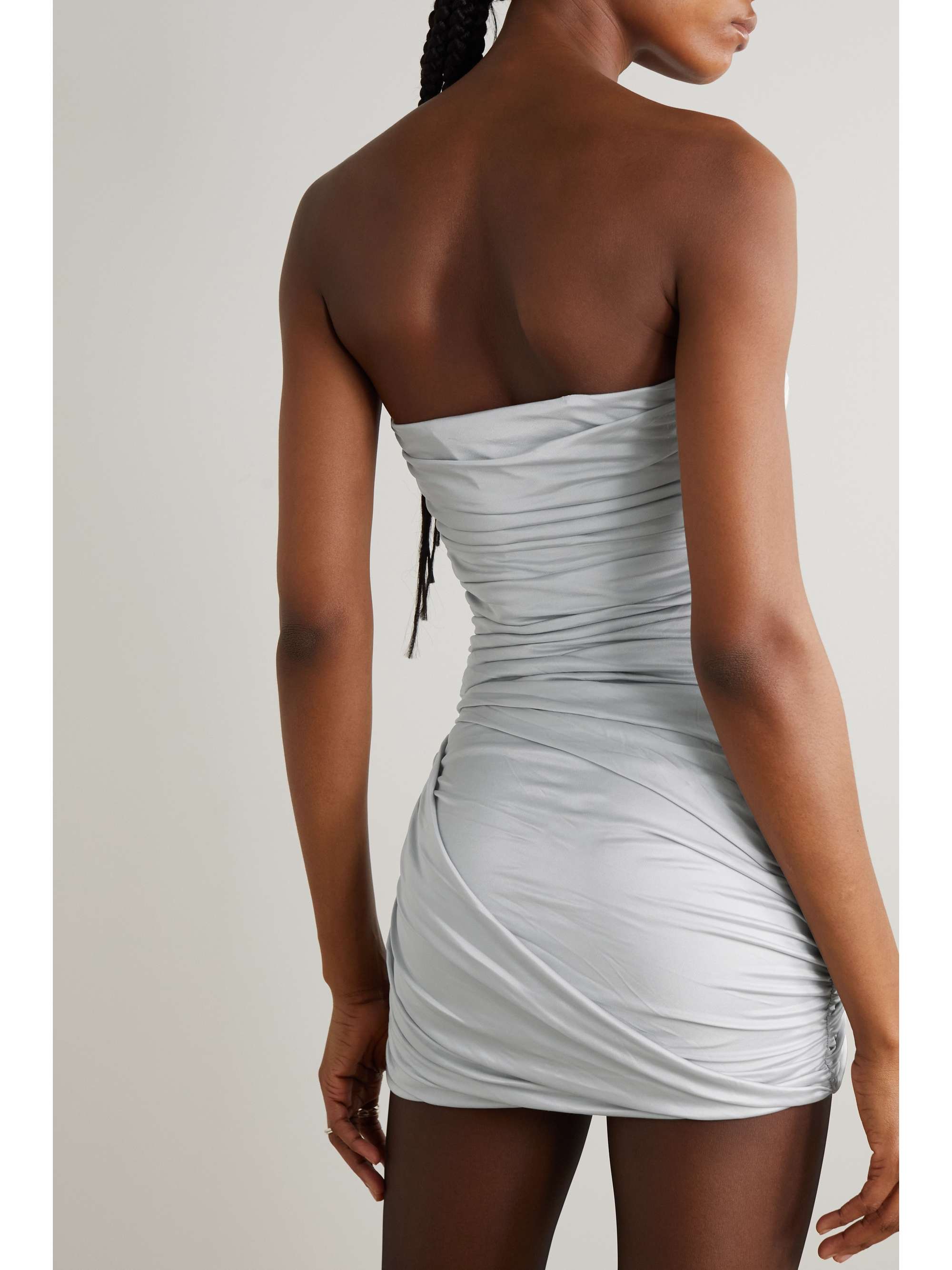 GAUGE81 Talsi strapless ruched jersey mini dress
