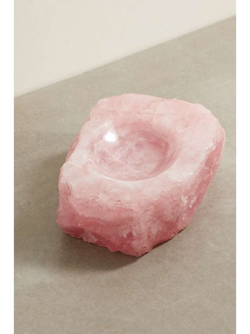 JIA JIA Rose Quartz Candy Bowl