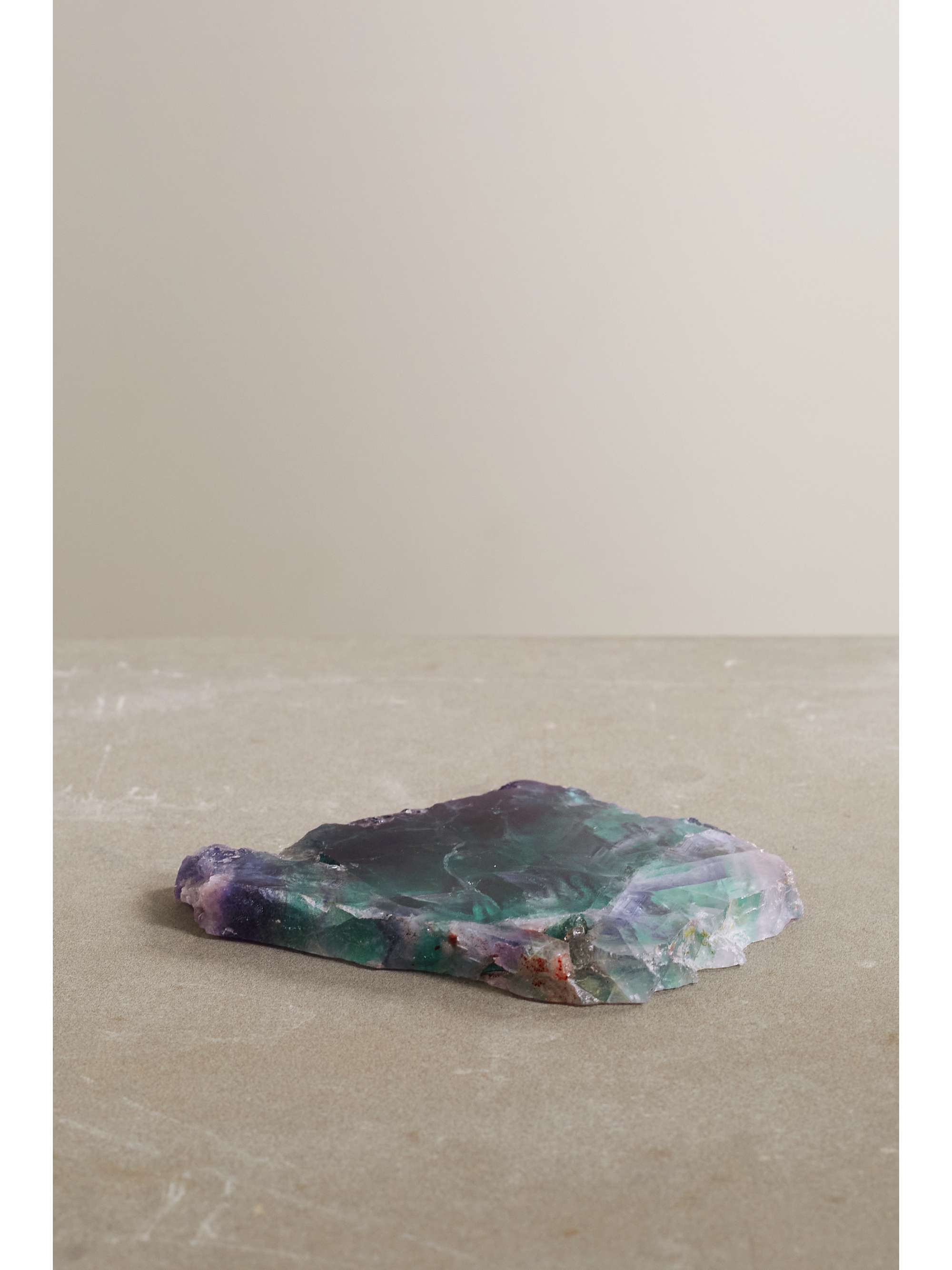 JIA JIA Rainbow fluorite slice