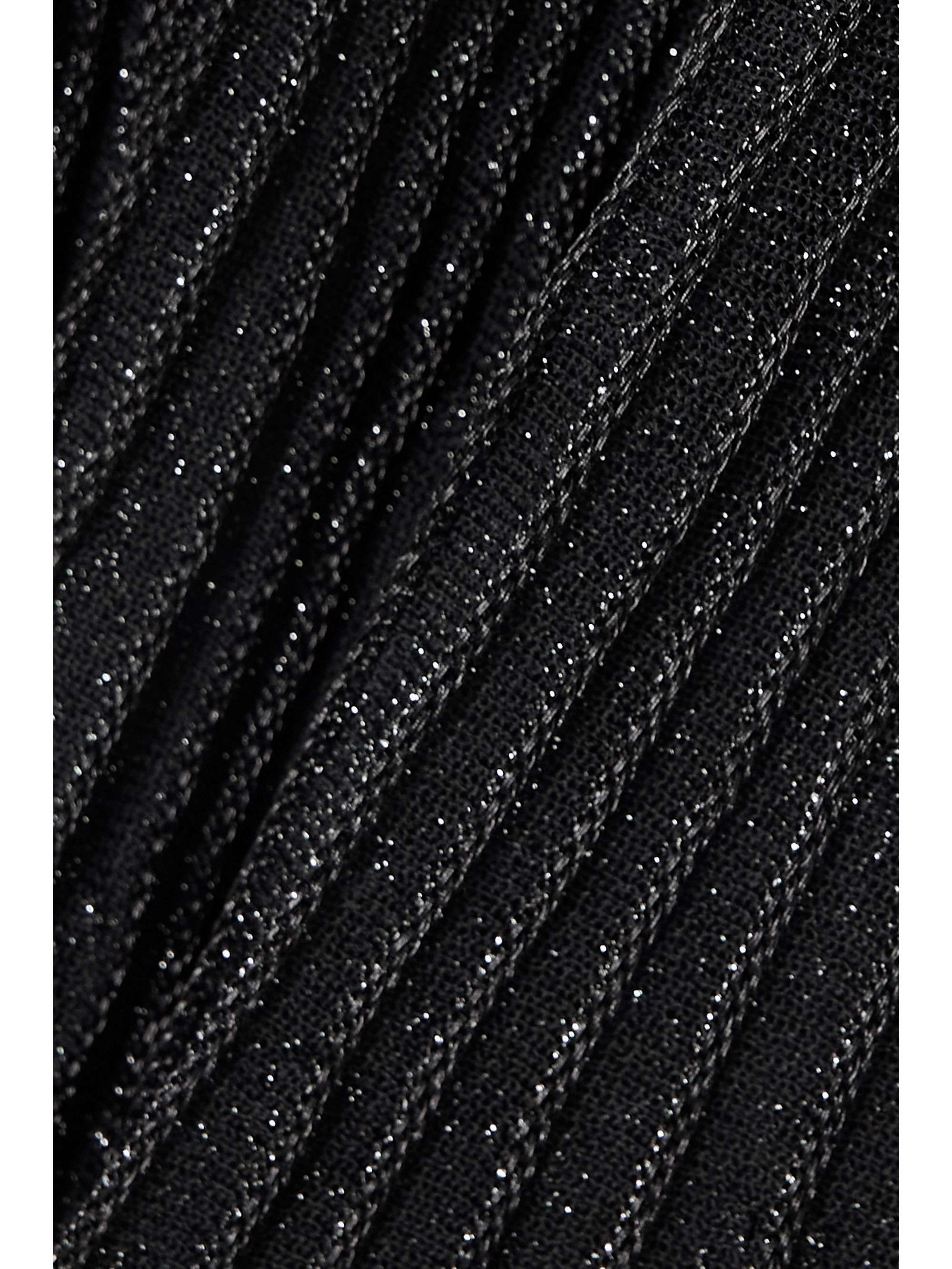 PROENZA SCHOULER Metallic ribbed-knit midi skirt