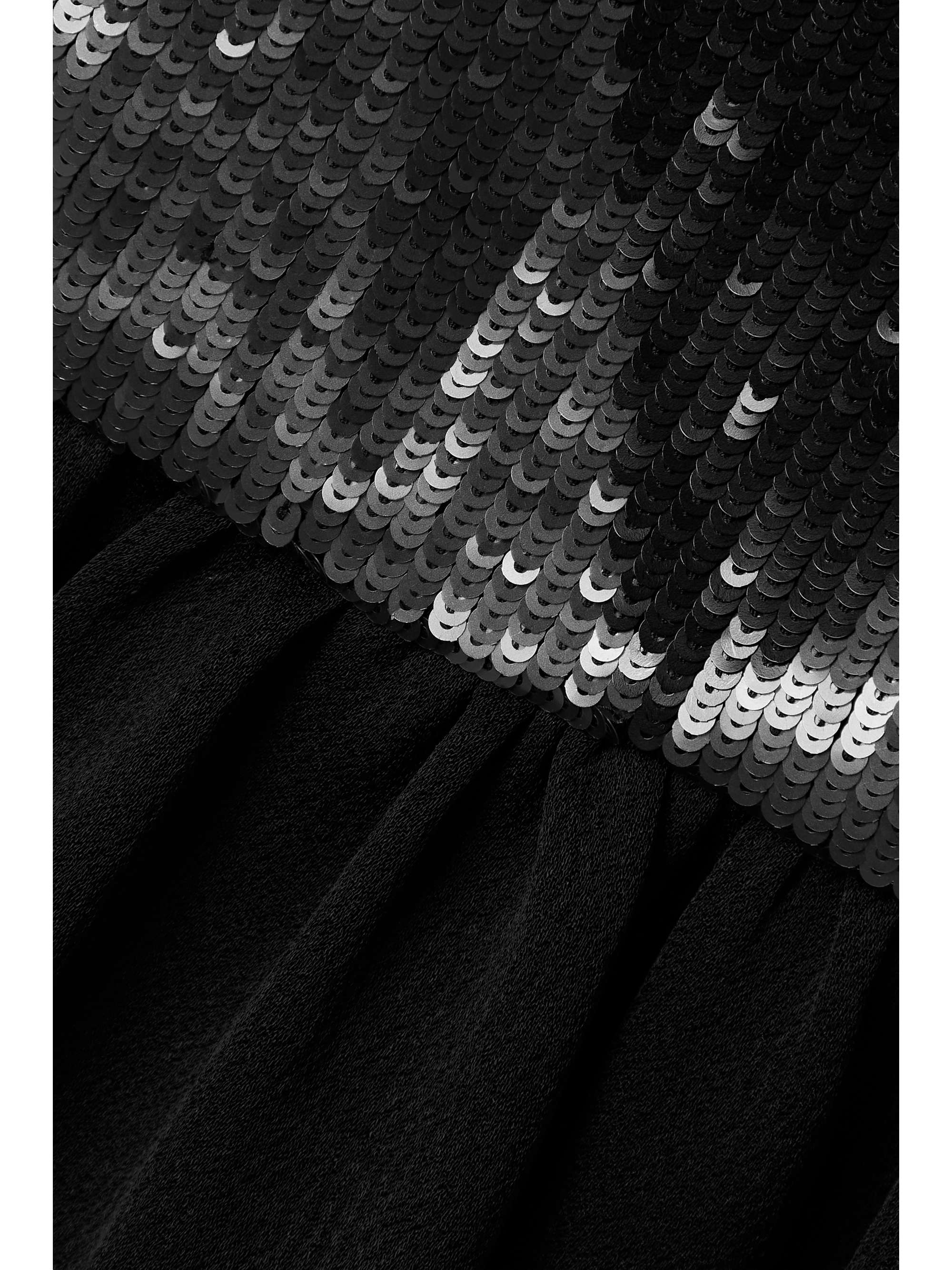 PROENZA SCHOULER Sequined hammered-crepe tank