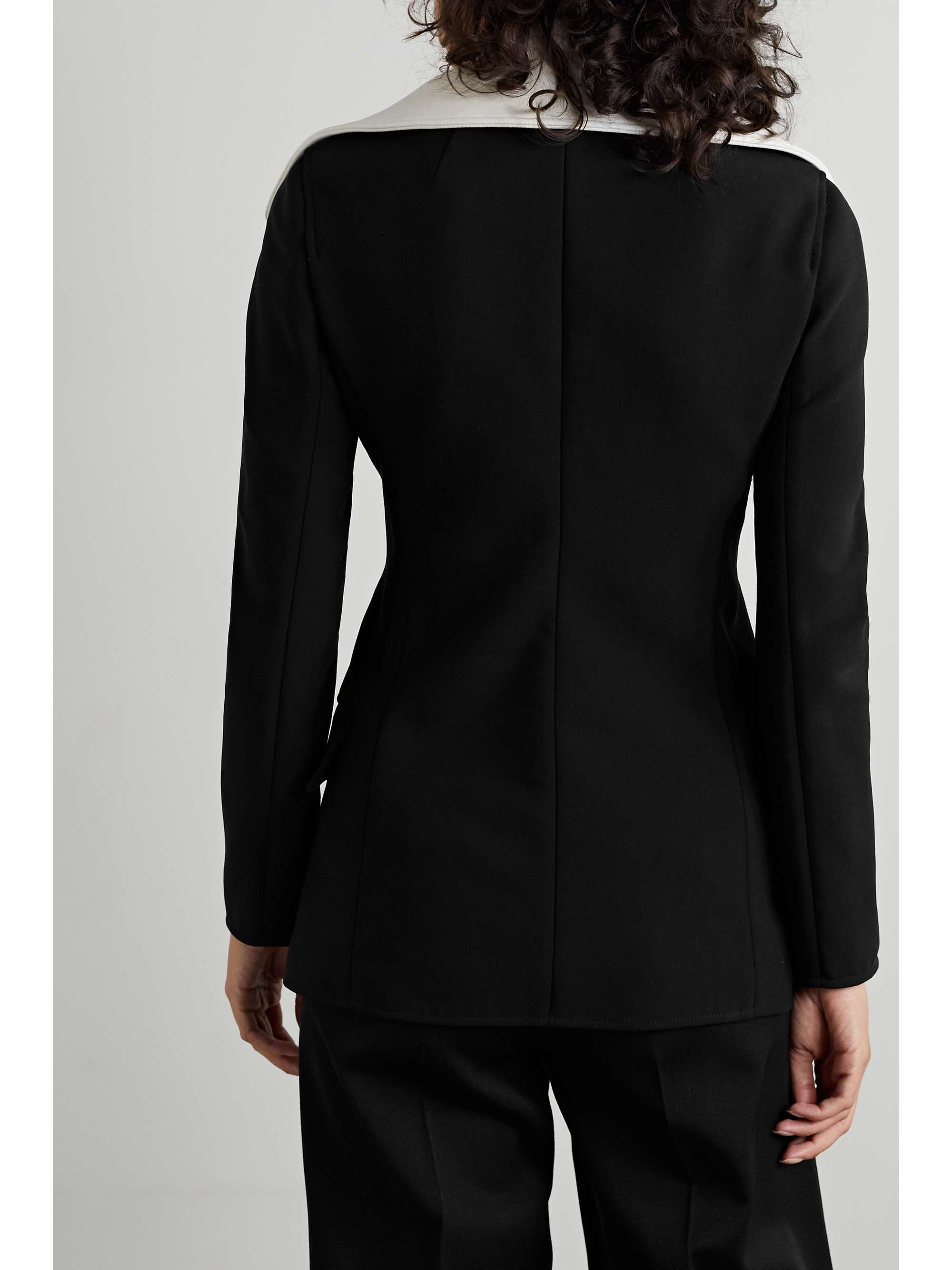 PROENZA SCHOULER Two-tone stretch-wool blazer