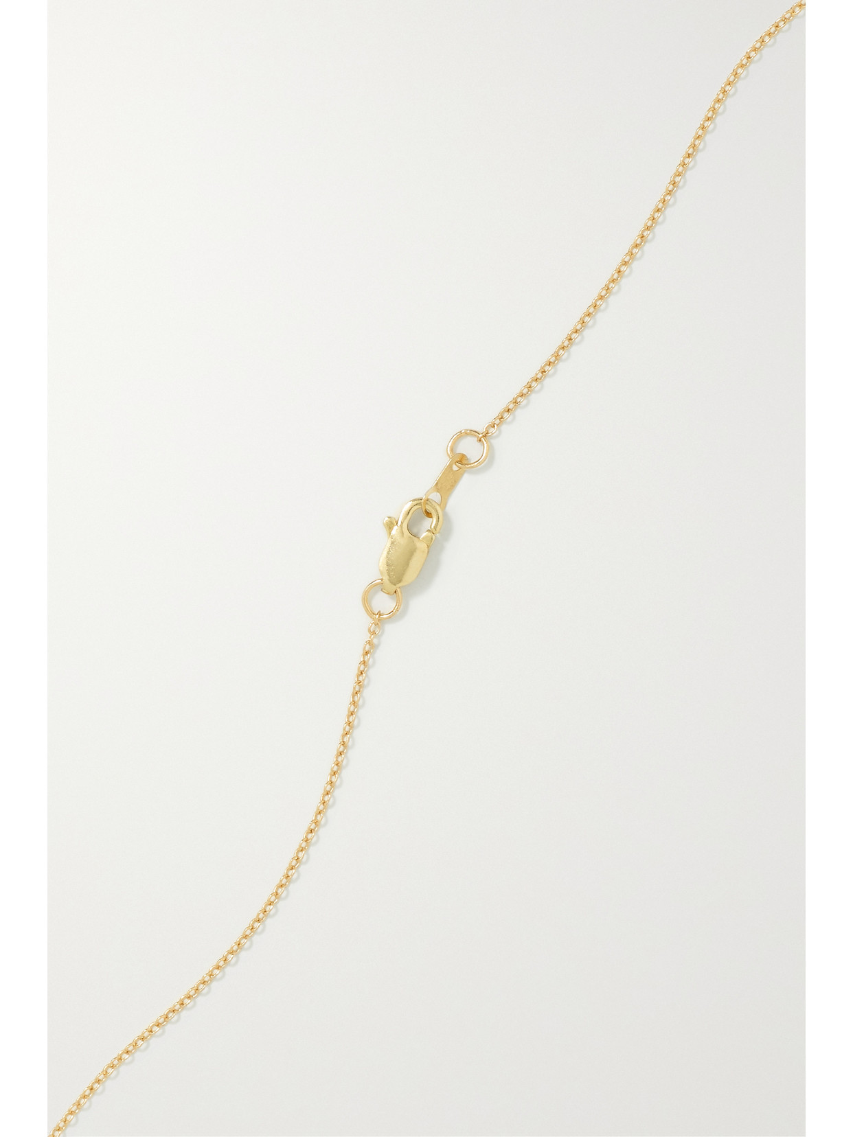 Shop Andrea Fohrman Full Moon 18-karat Gold Diamond Necklace