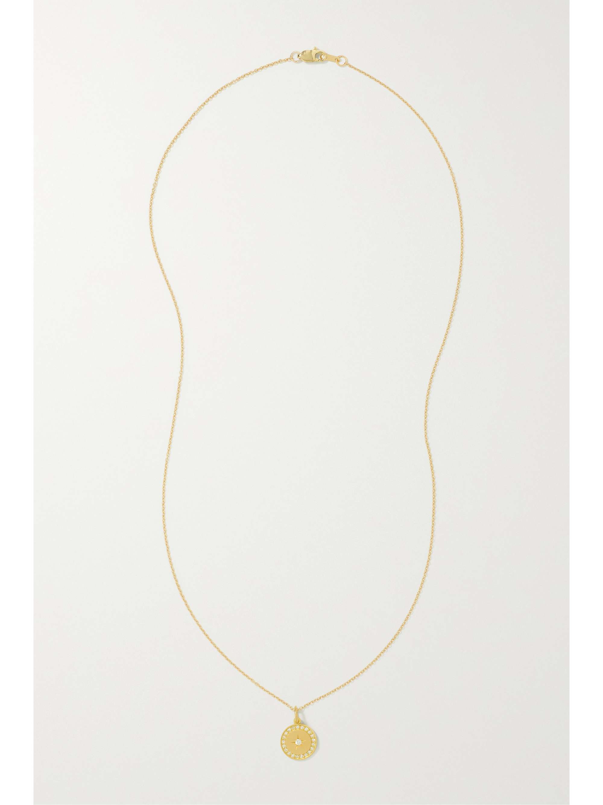 ANDREA FOHRMAN Full Moon Kette aus 18 Karat Gold mit Diamanten