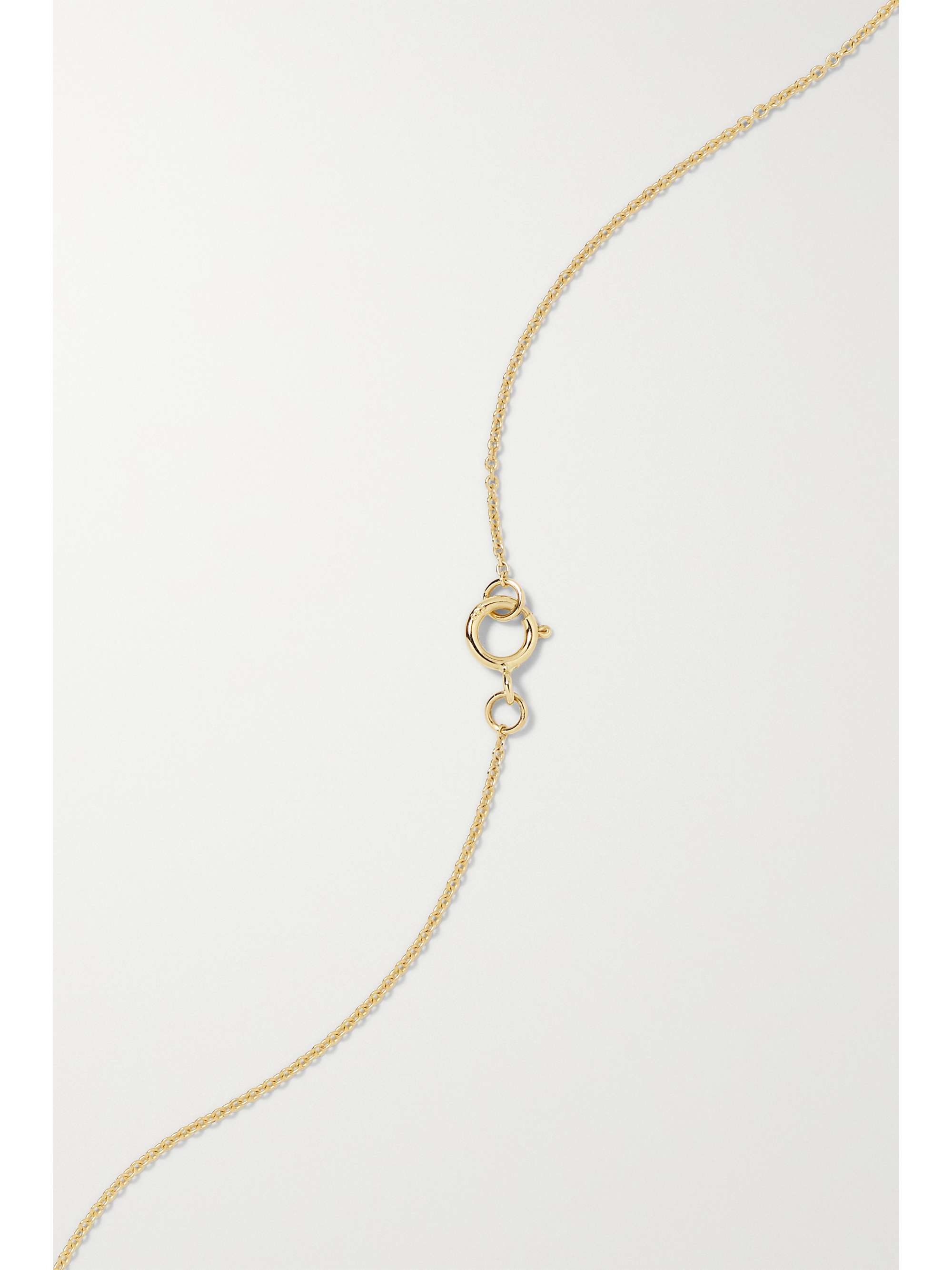 ANDREA FOHRMAN 14-karat gold multi-stone necklace