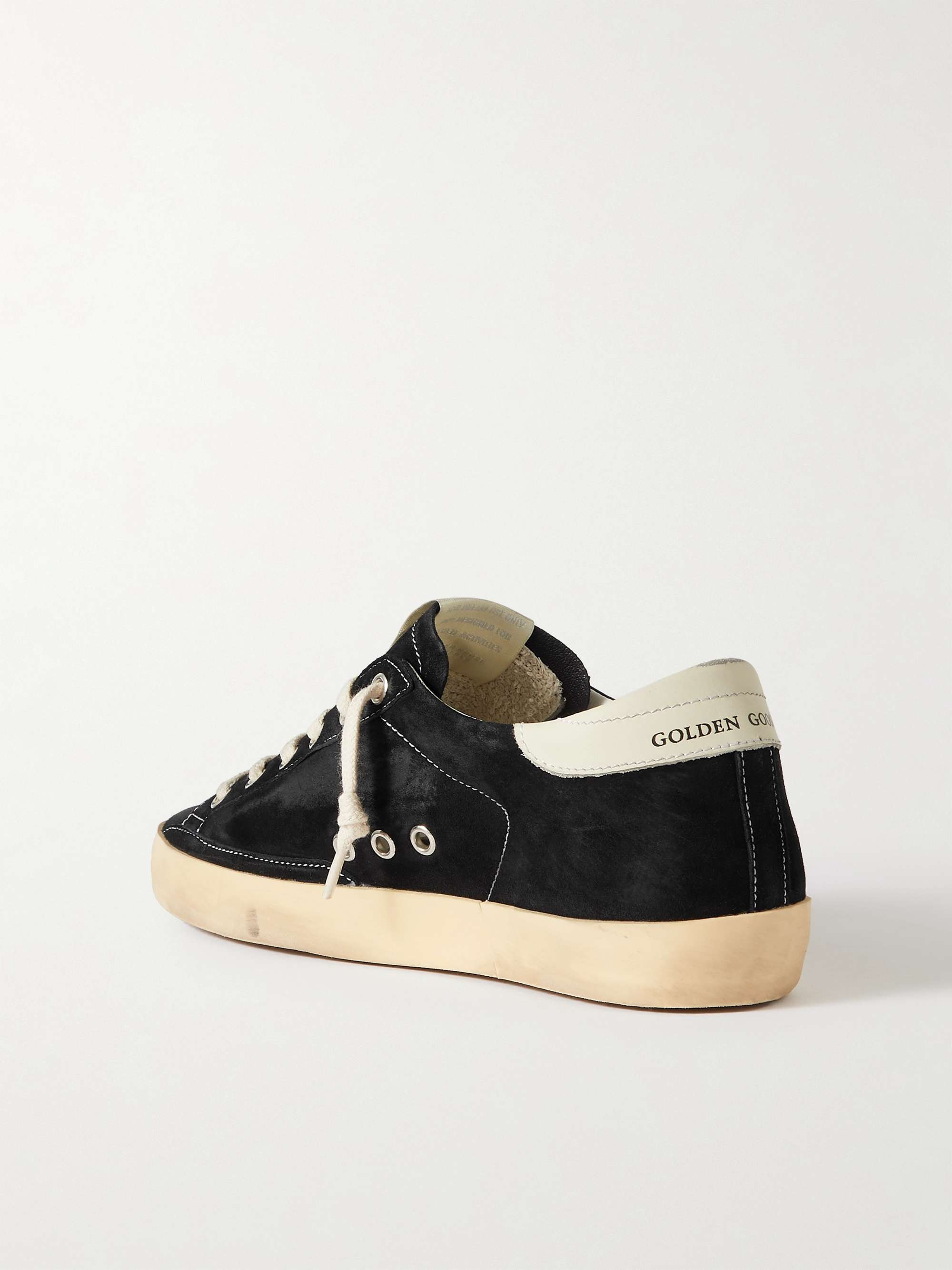 GOLDEN GOOSE Superstar スエード スニーカー ダメージ加工 レザートリム