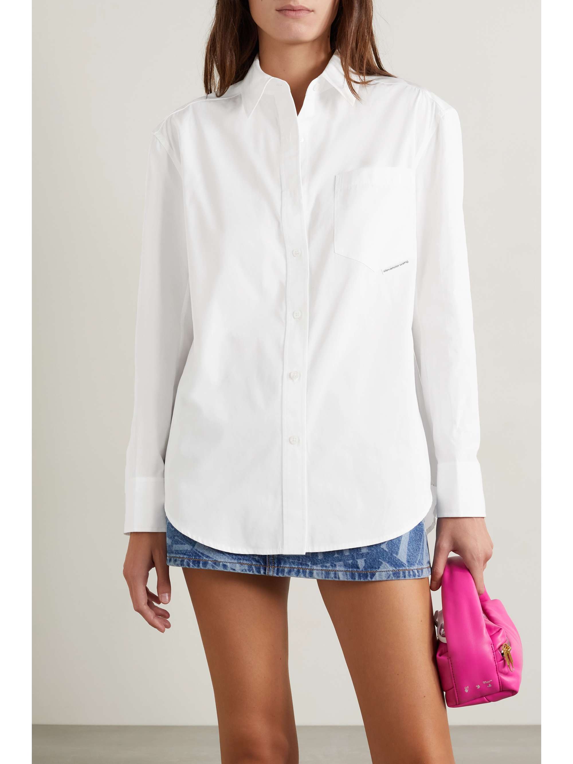 ALEXANDER WANG Cotton-poplin shirt