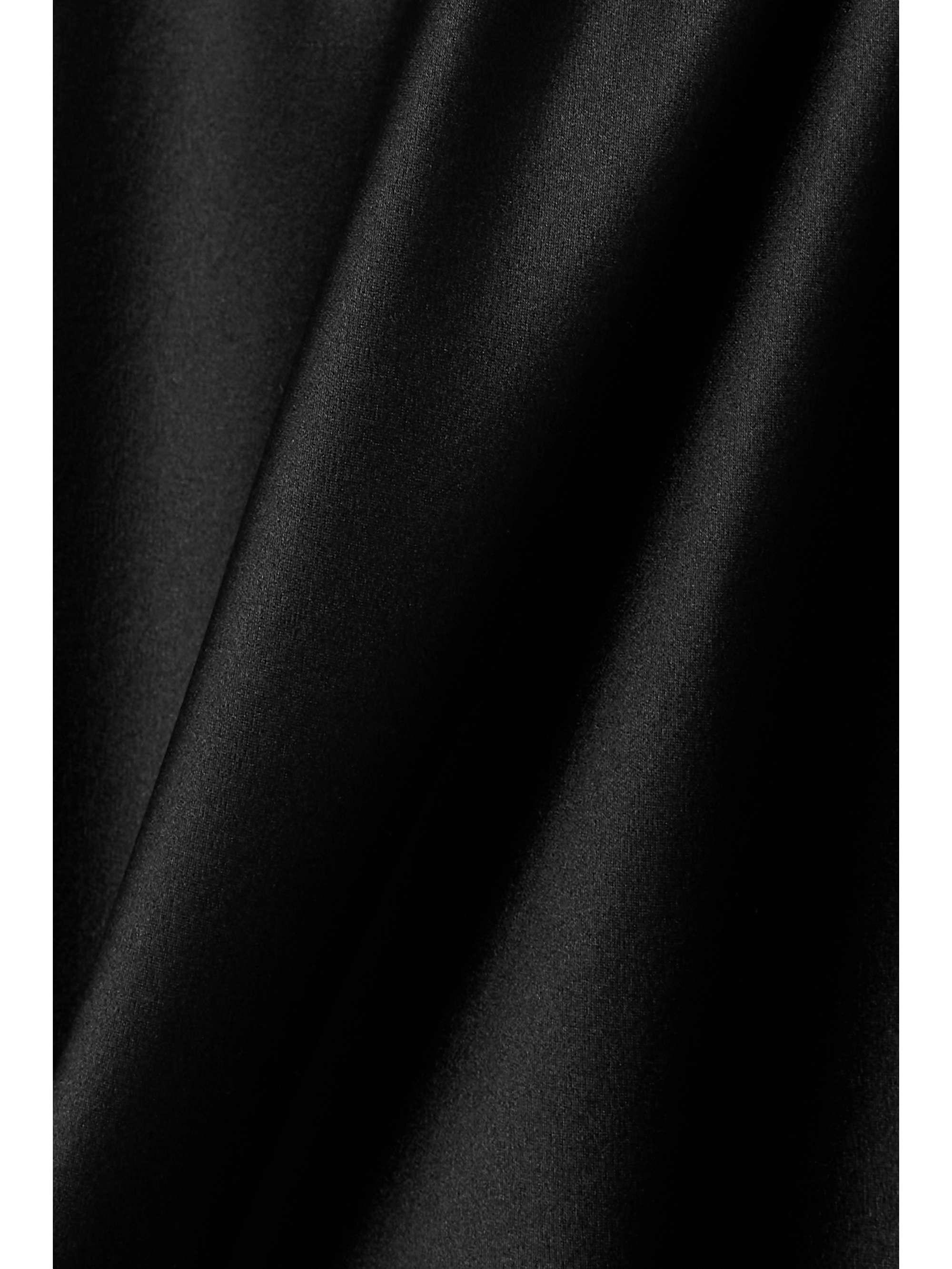 ALEXANDER WANG Cutout crystal-embellished silk gown