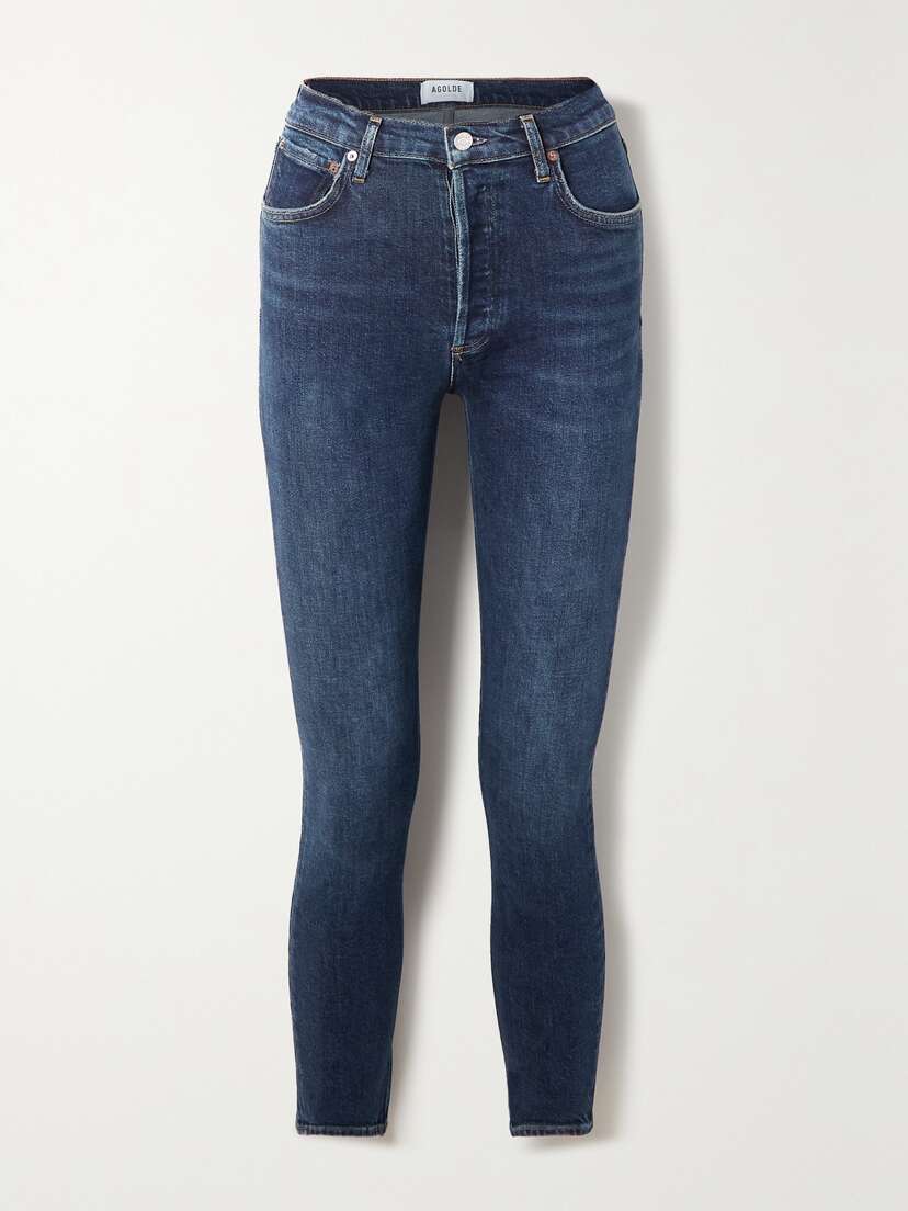 AGOLDE Nico High-rise Slim-leg Jeans