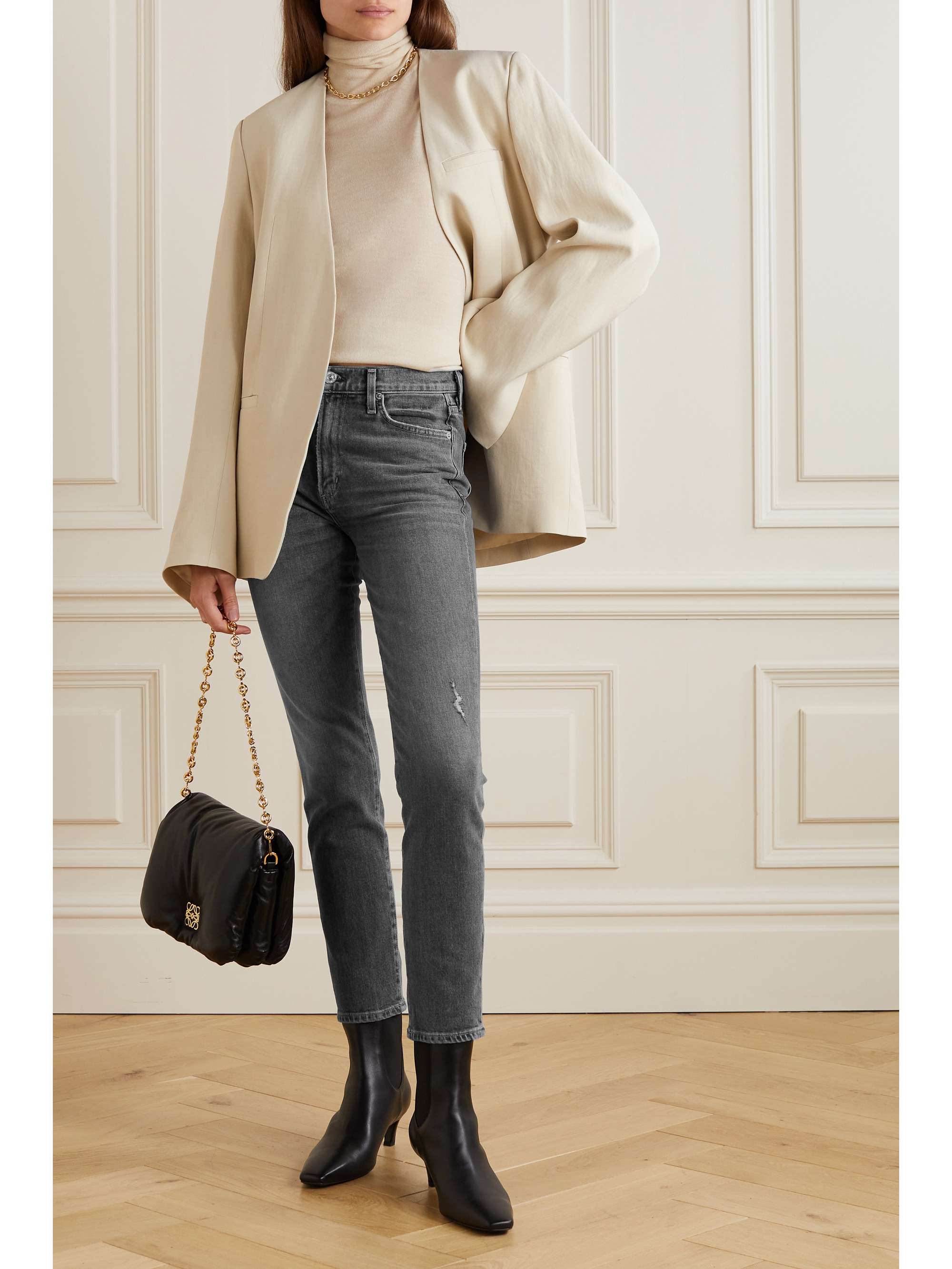 CITIZENS OF HUMANITY Olivia high-rise slim-leg jeans
