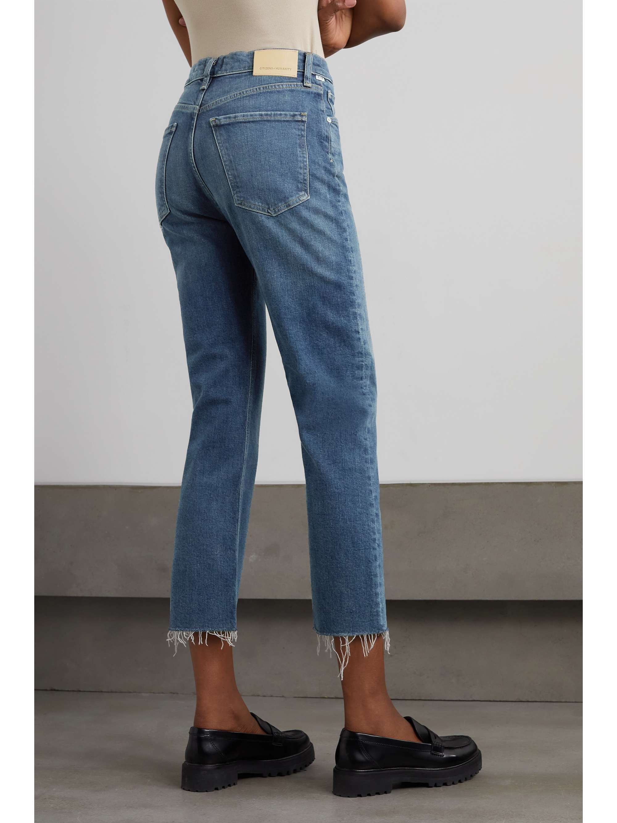 CITIZENS OF HUMANITY Daphne high-rise straight-leg jeans | NET-A-PORTER