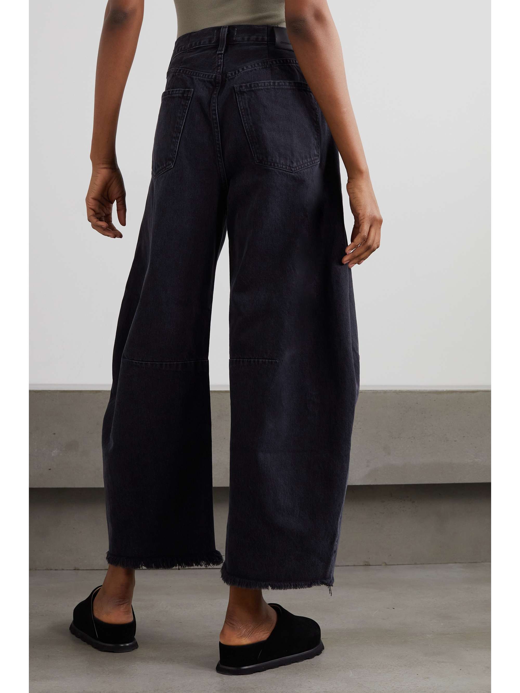 Horseshoe high-rise boyfriend jeans