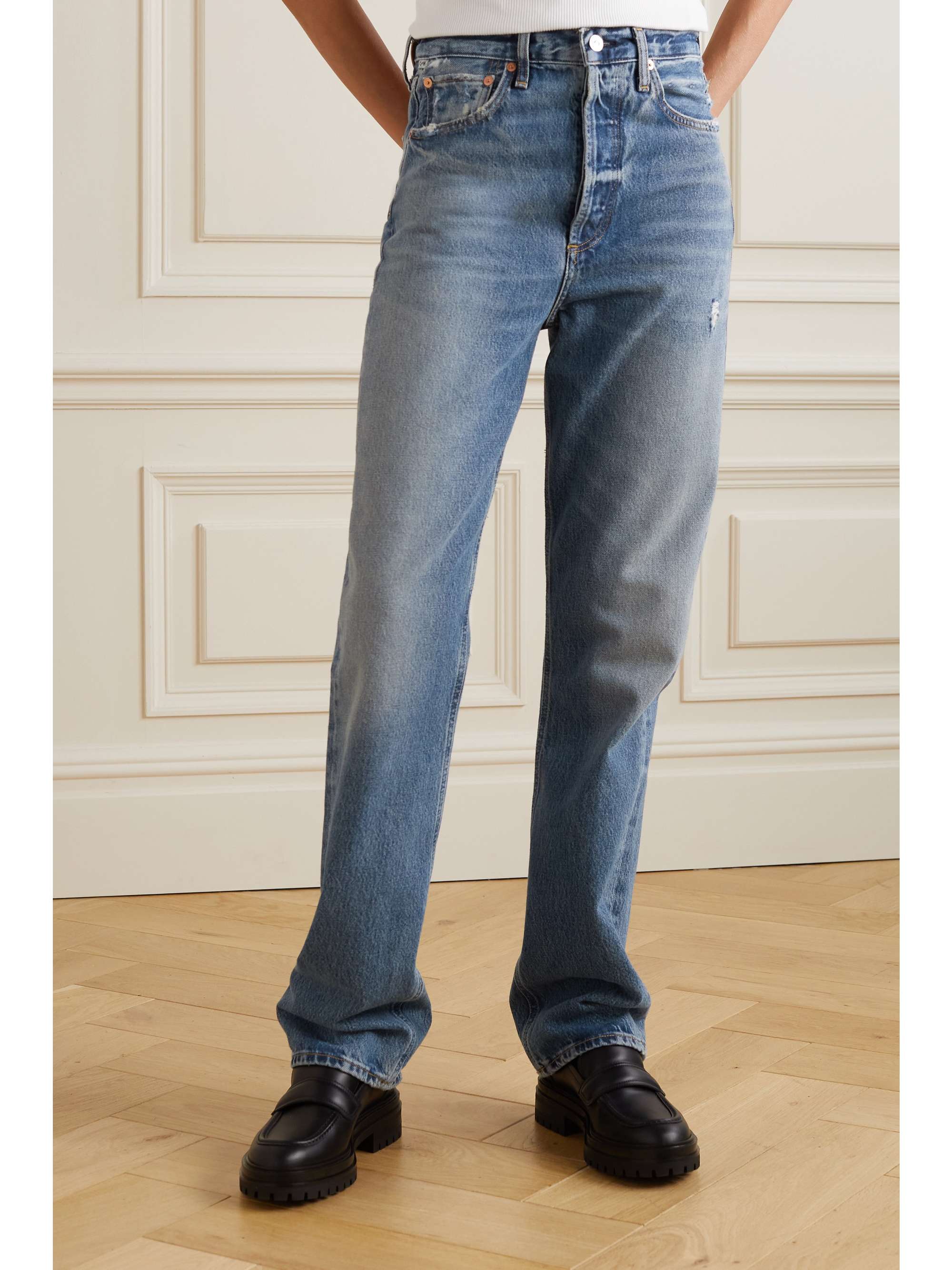 CITIZENS OF HUMANITY Eva high-rise straight-leg jeans
