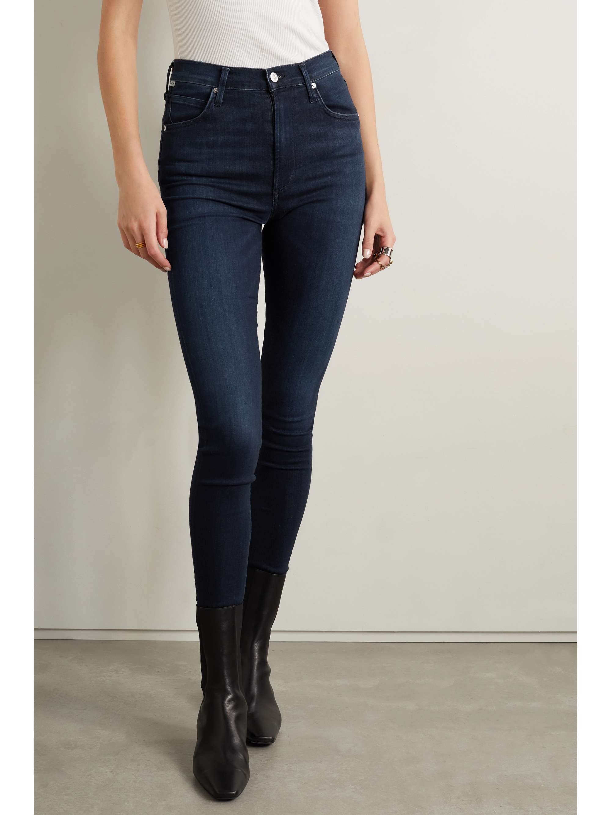 CITIZENS OF HUMANITY Chrissy hoch sitzende Skinny Jeans
