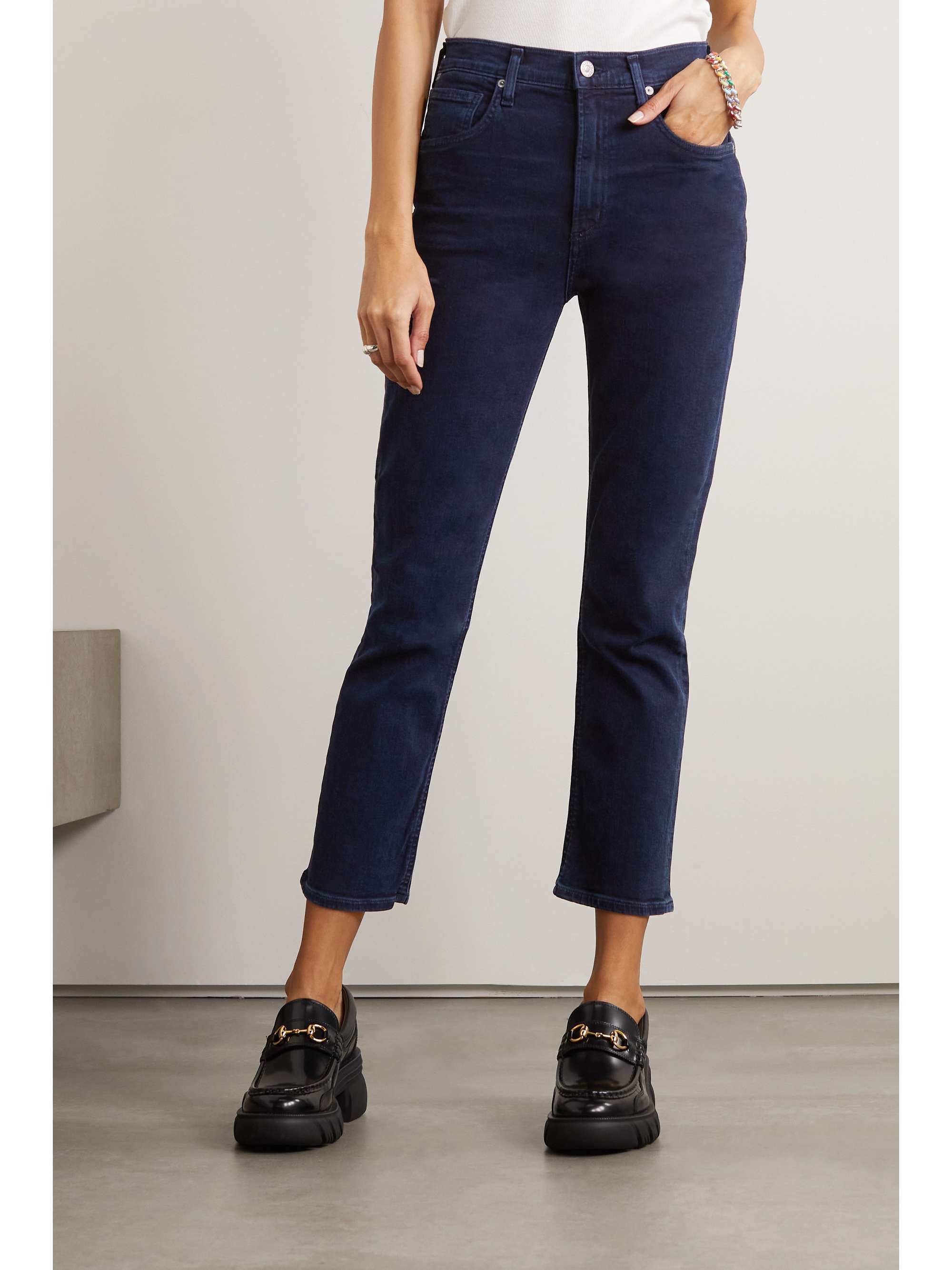 CITIZENS OF HUMANITY Jolene high-rise slim-leg jeans | NET-A-PORTER