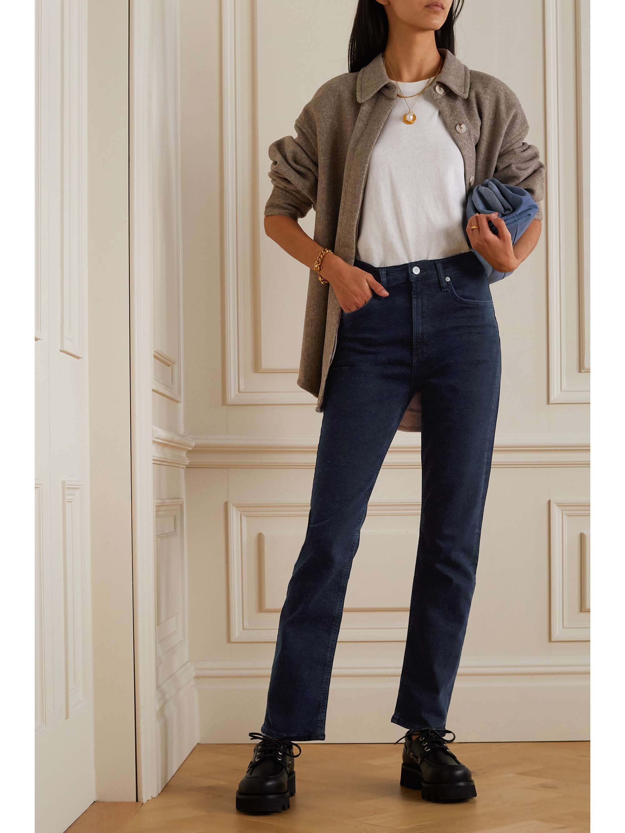 Daphne high-rise straight-leg jeans