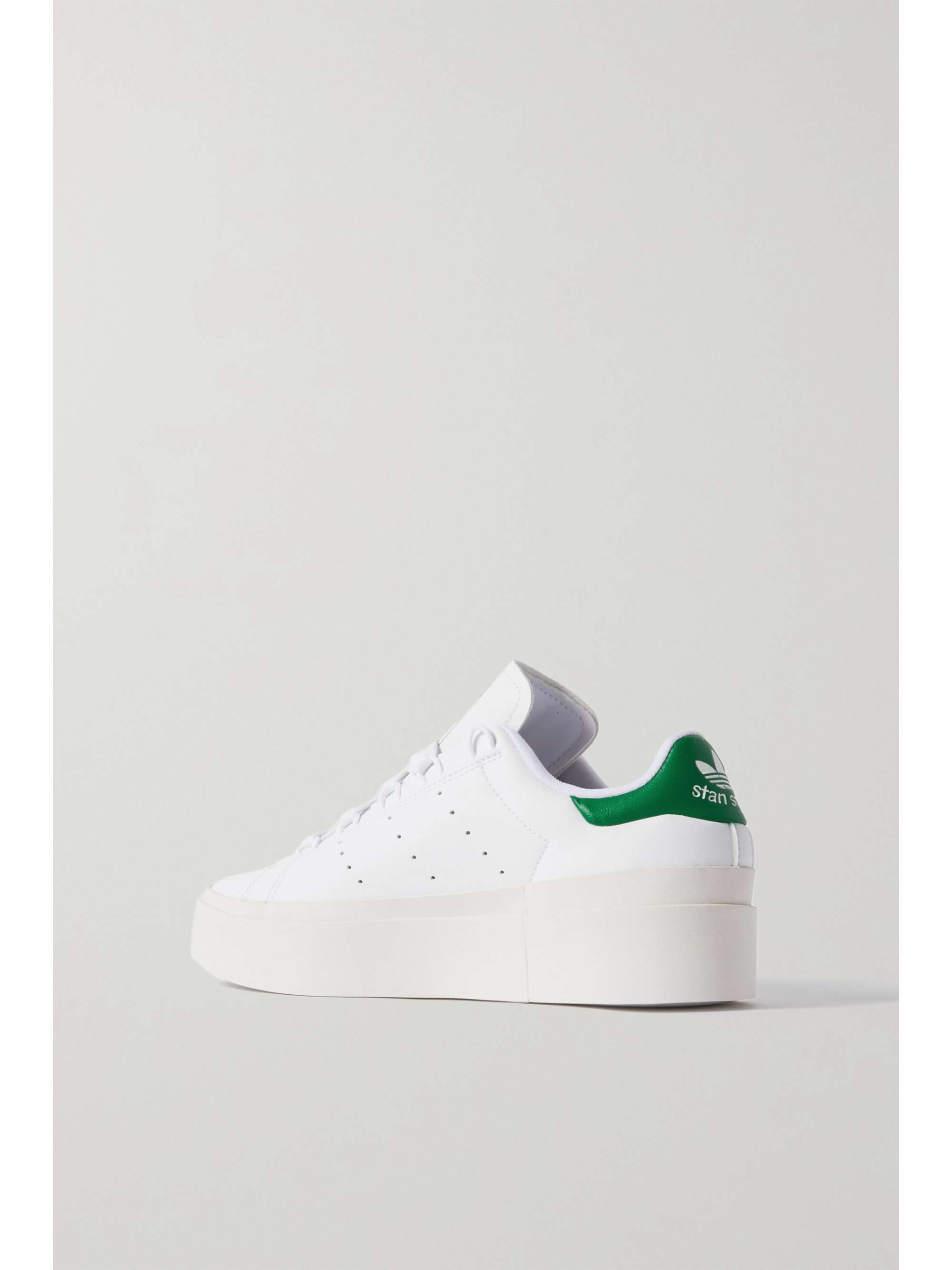 ADIDAS ORIGINALS Stan Smith Bonega faux leather platform sneakers |  NET-A-PORTER