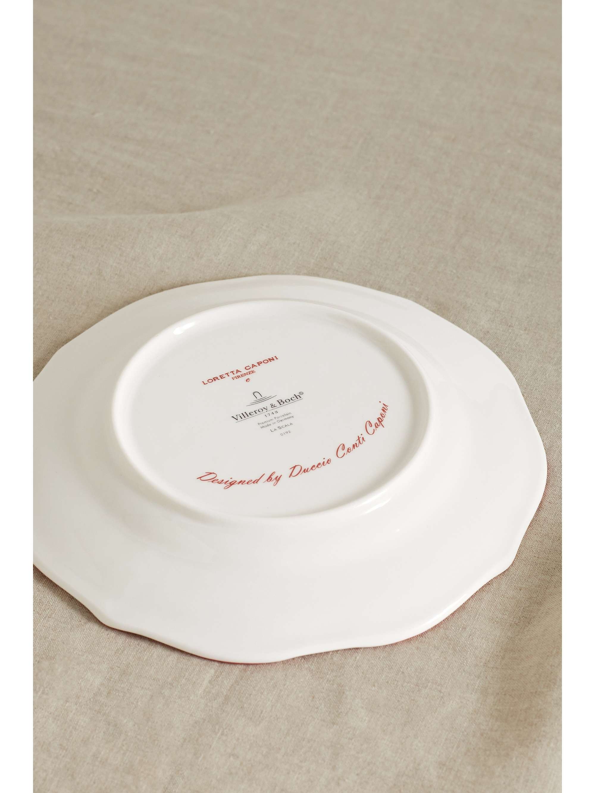 LORETTA CAPONI + Villeroy & Boch porcelain plate