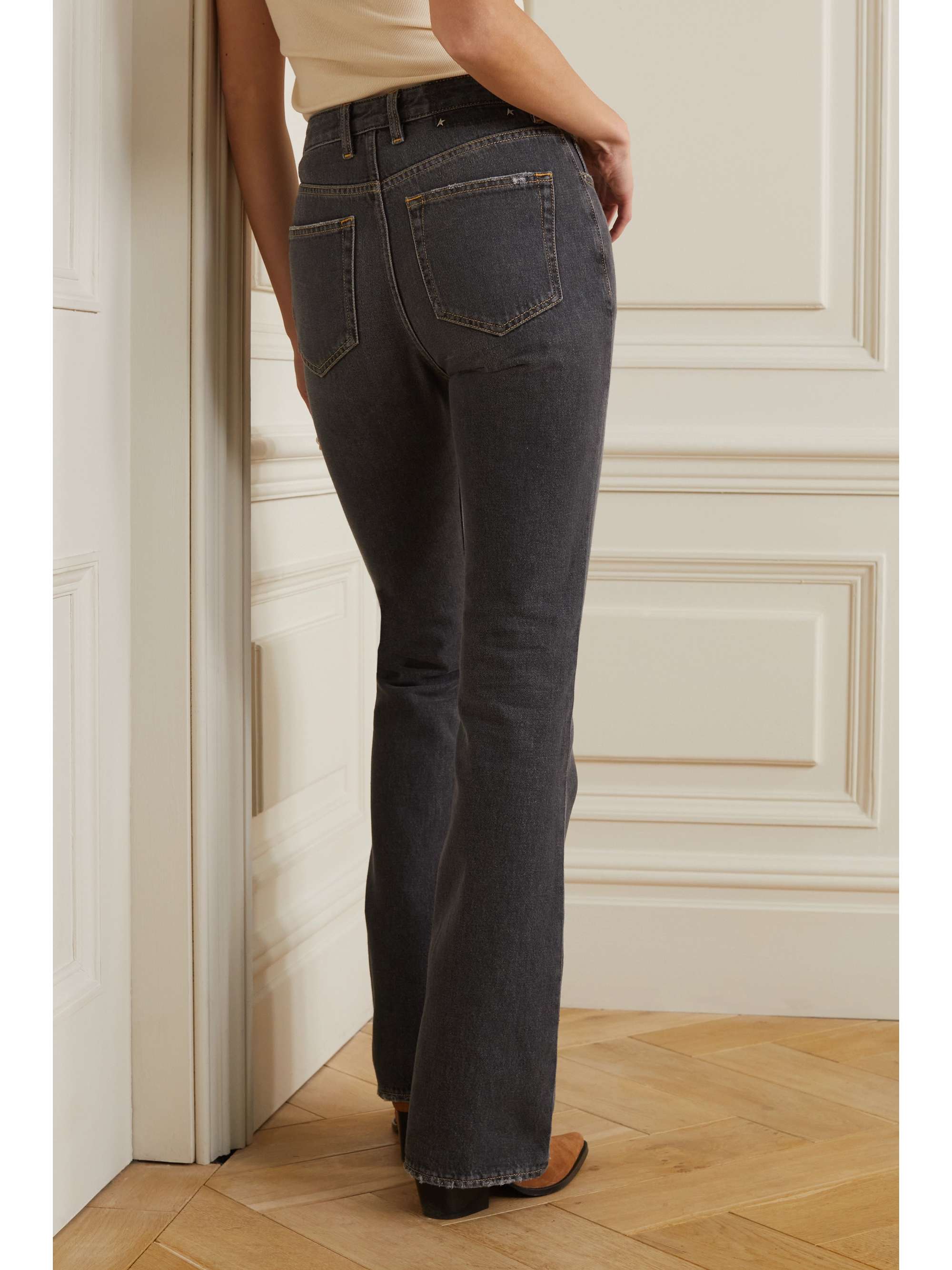 GOLDEN GOOSE Journey high-rise bootcut jeans