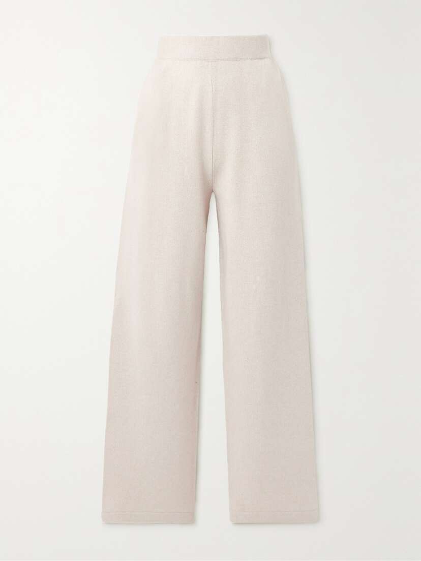 Golden Goose Golden Cashmere And Wool-blend Track Pants