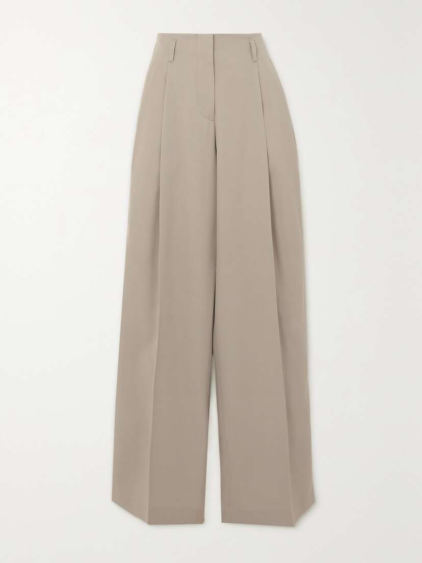 Golden Goose Wool-gabardine Wide-leg Pants