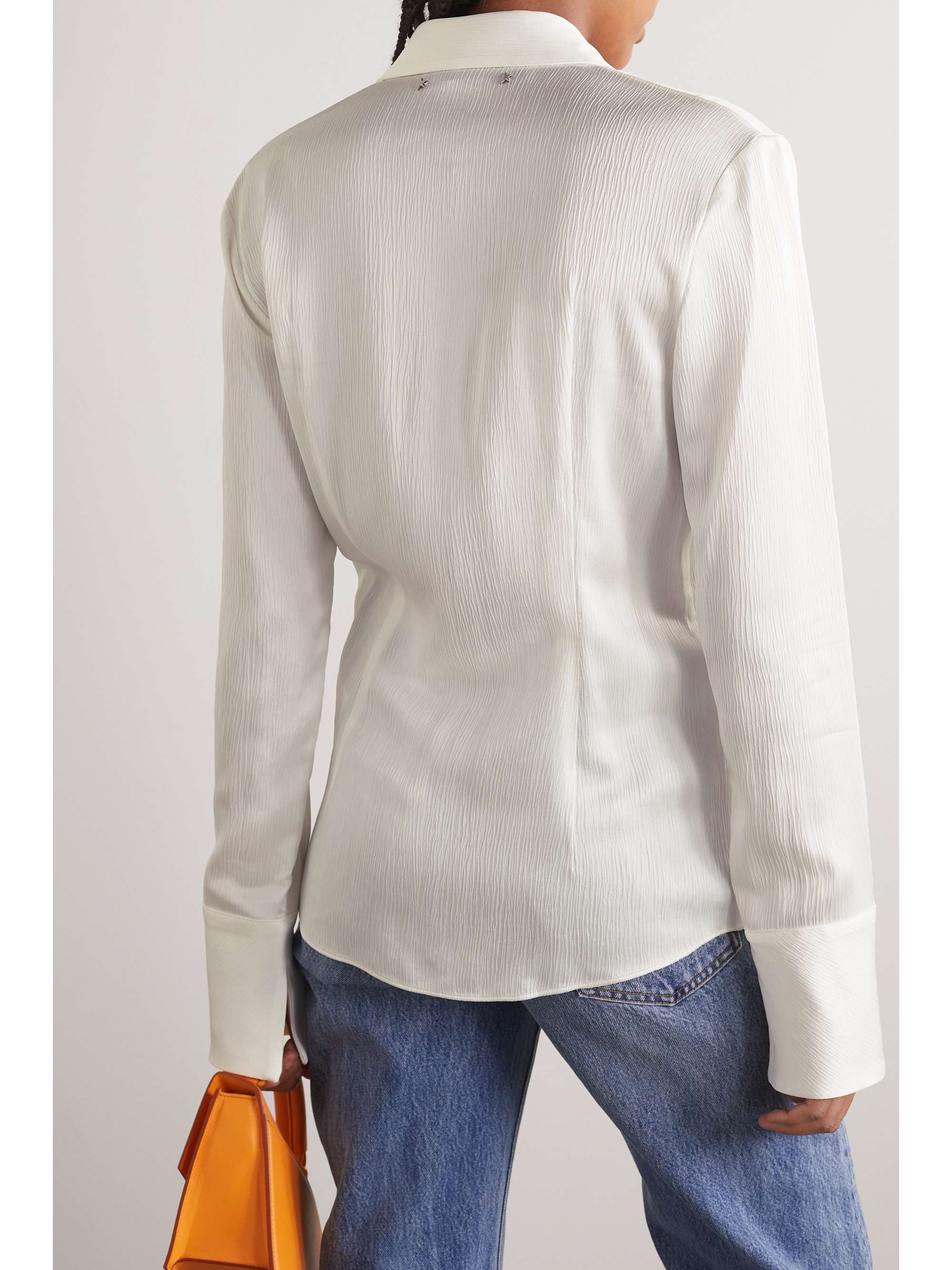 GOLDEN GOOSE Journey crepon shirt