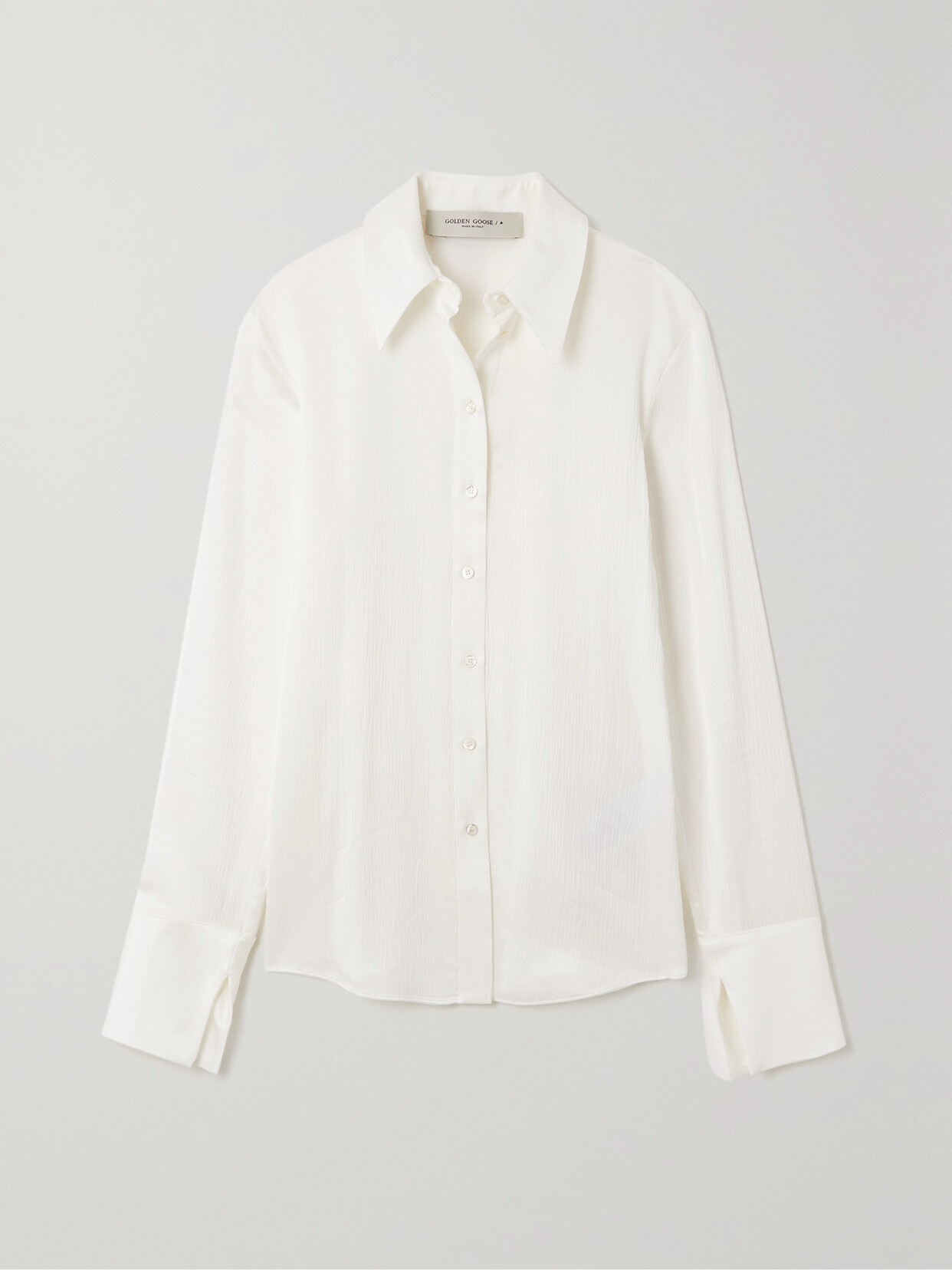 Golden Goose - Journey Crepon Shirt - Ivory