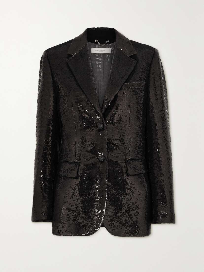 Golden Goose Sequined Crepe Blazer
