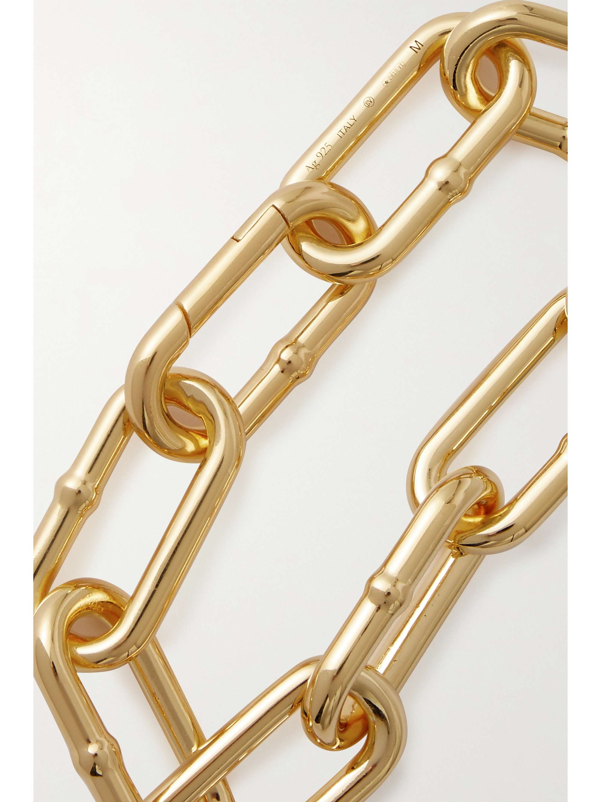 BOTTEGA Goldplated bracelet NETAPORTER