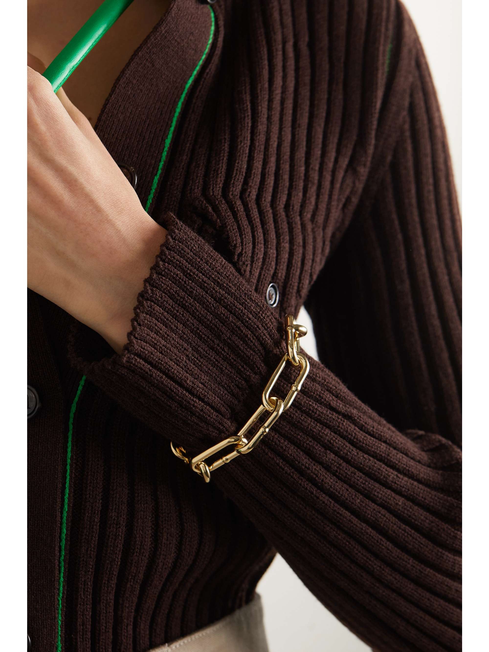 BOTTEGA Goldplated bracelet NETAPORTER