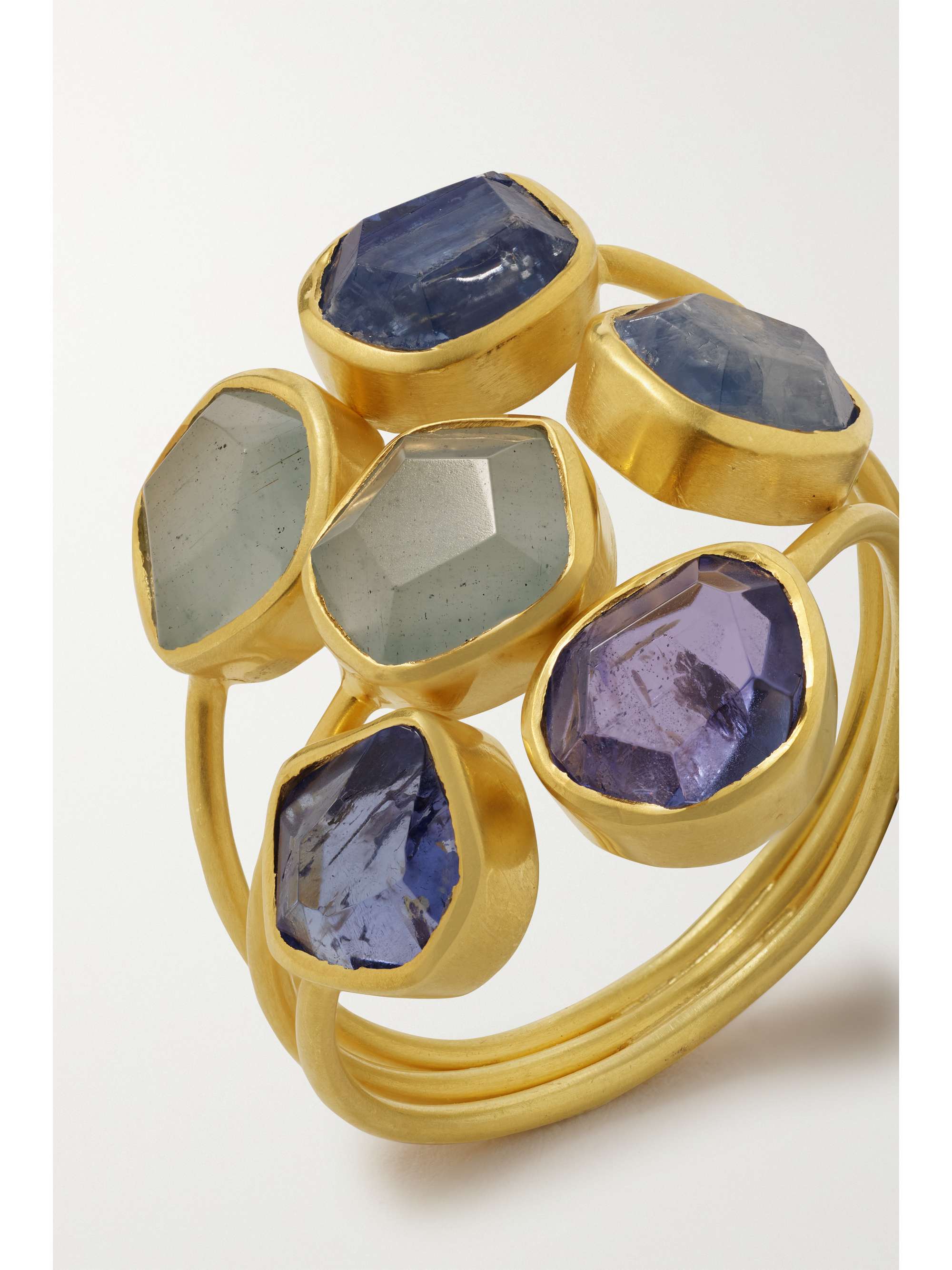 PIPPA SMALL 18-karat gold multi-stone ring