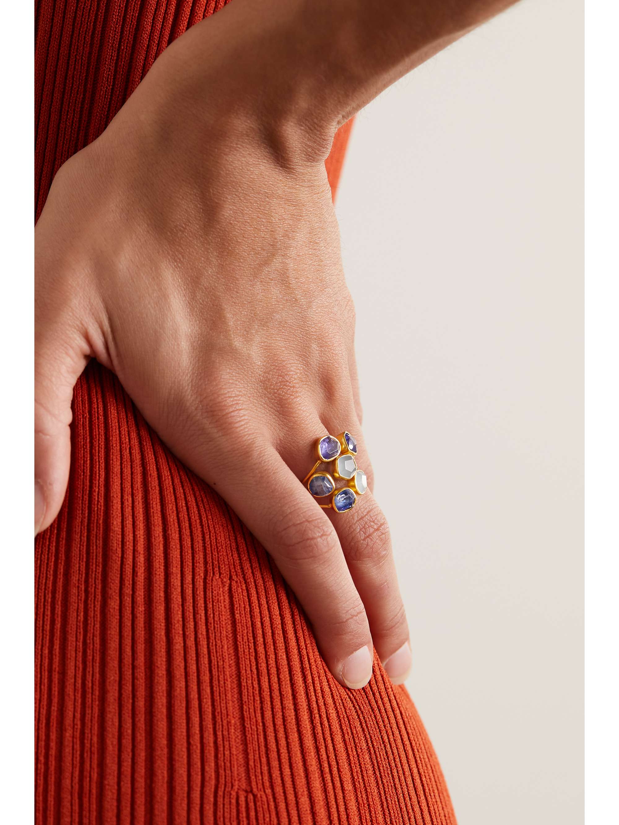 PIPPA SMALL 18-karat gold multi-stone ring
