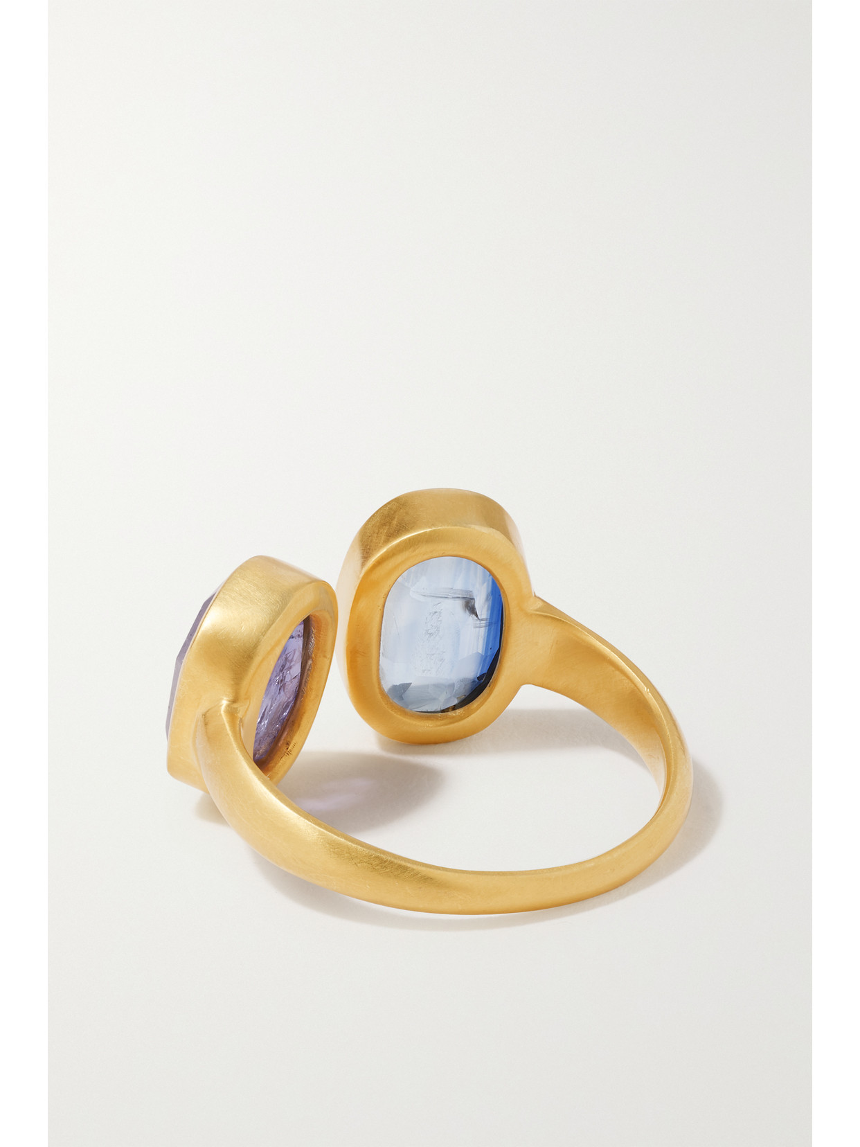 Shop Pippa Small 18-karat Gold, Kyanite And Tanzanite Ring