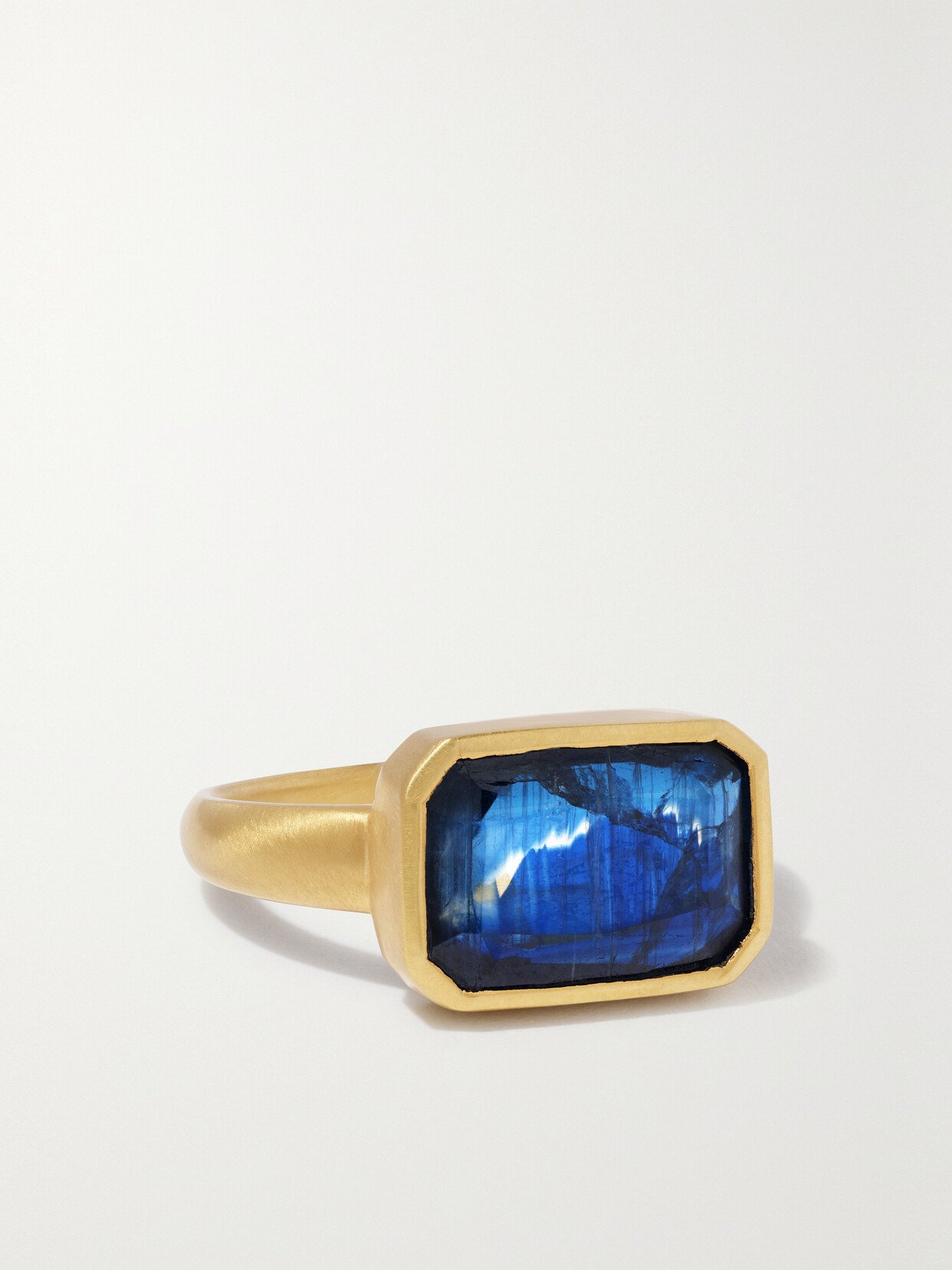 Pippa Small - 18-karat Gold Kyanite Ring - 5 1/2