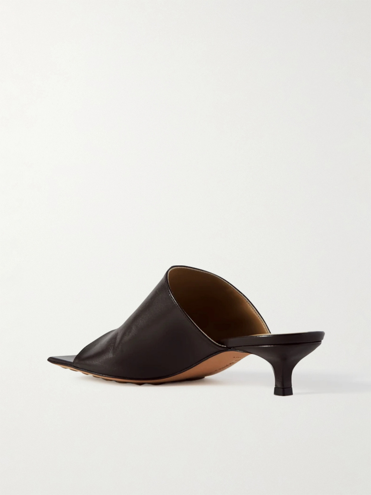 BOTTEGA VENETA LEATHER MULES