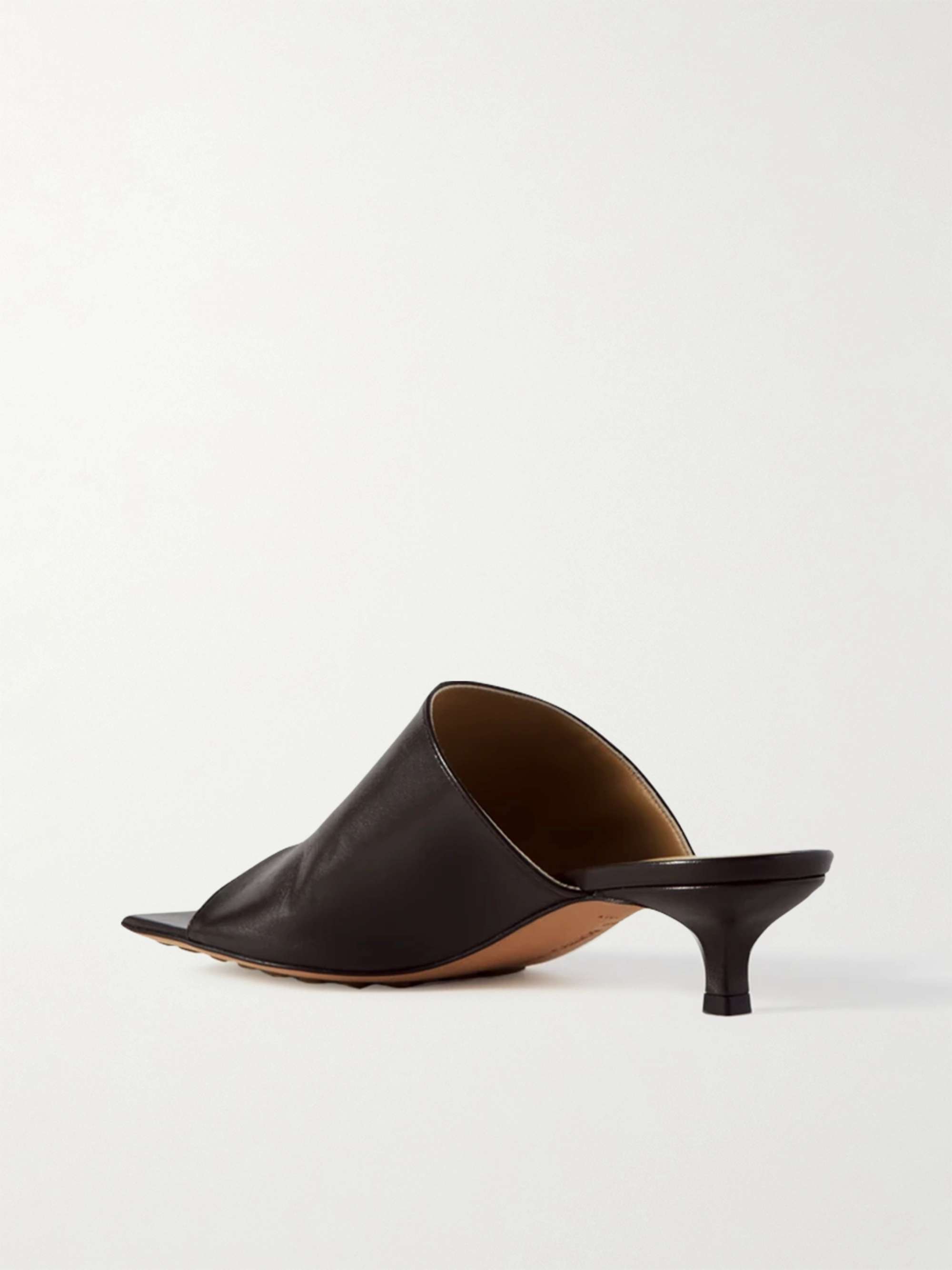 BOTTEGA VENETA Leather mules | NET-A-PORTER