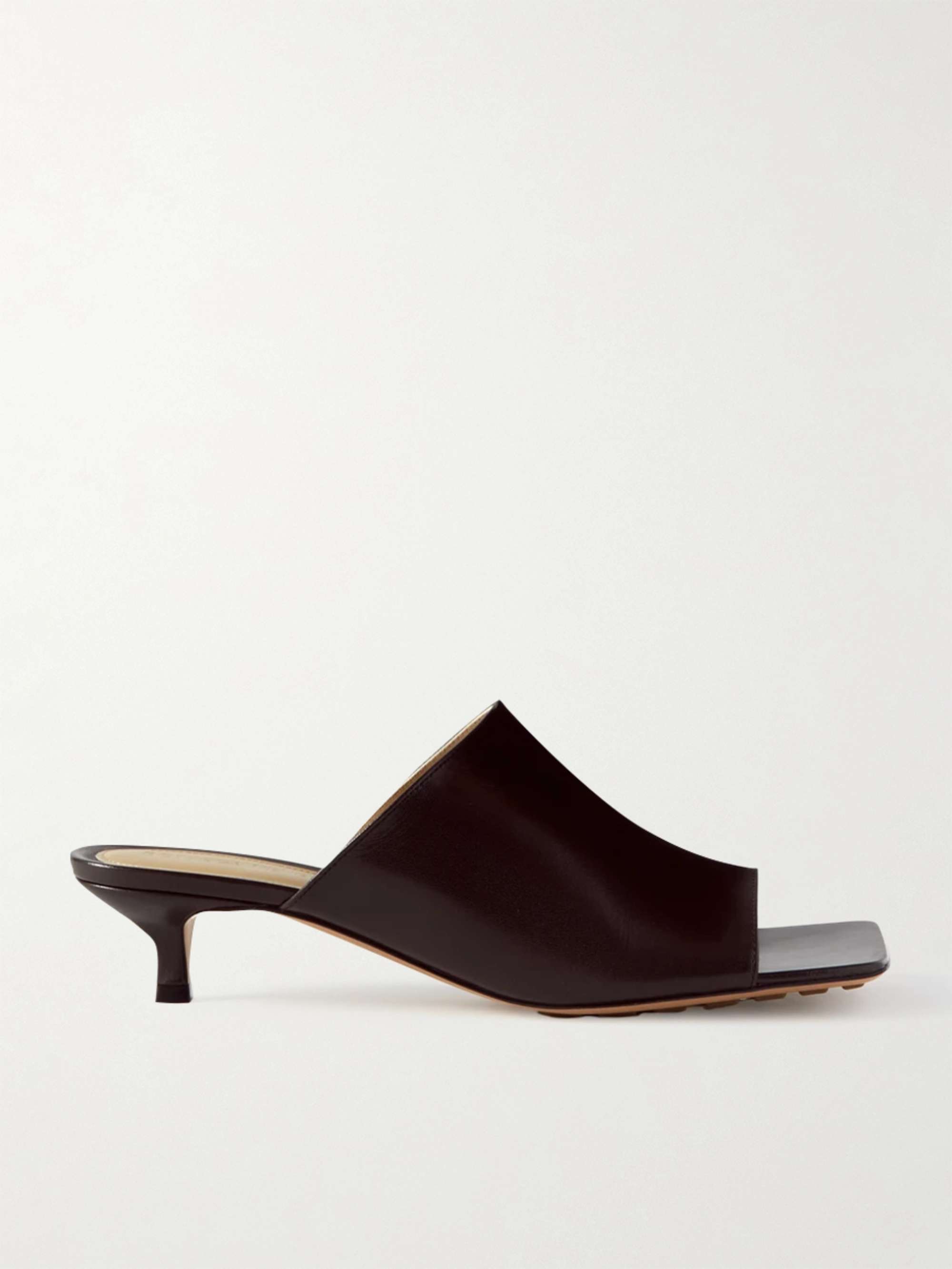 BOTTEGA VENETA Leather mules | NET-A-PORTER