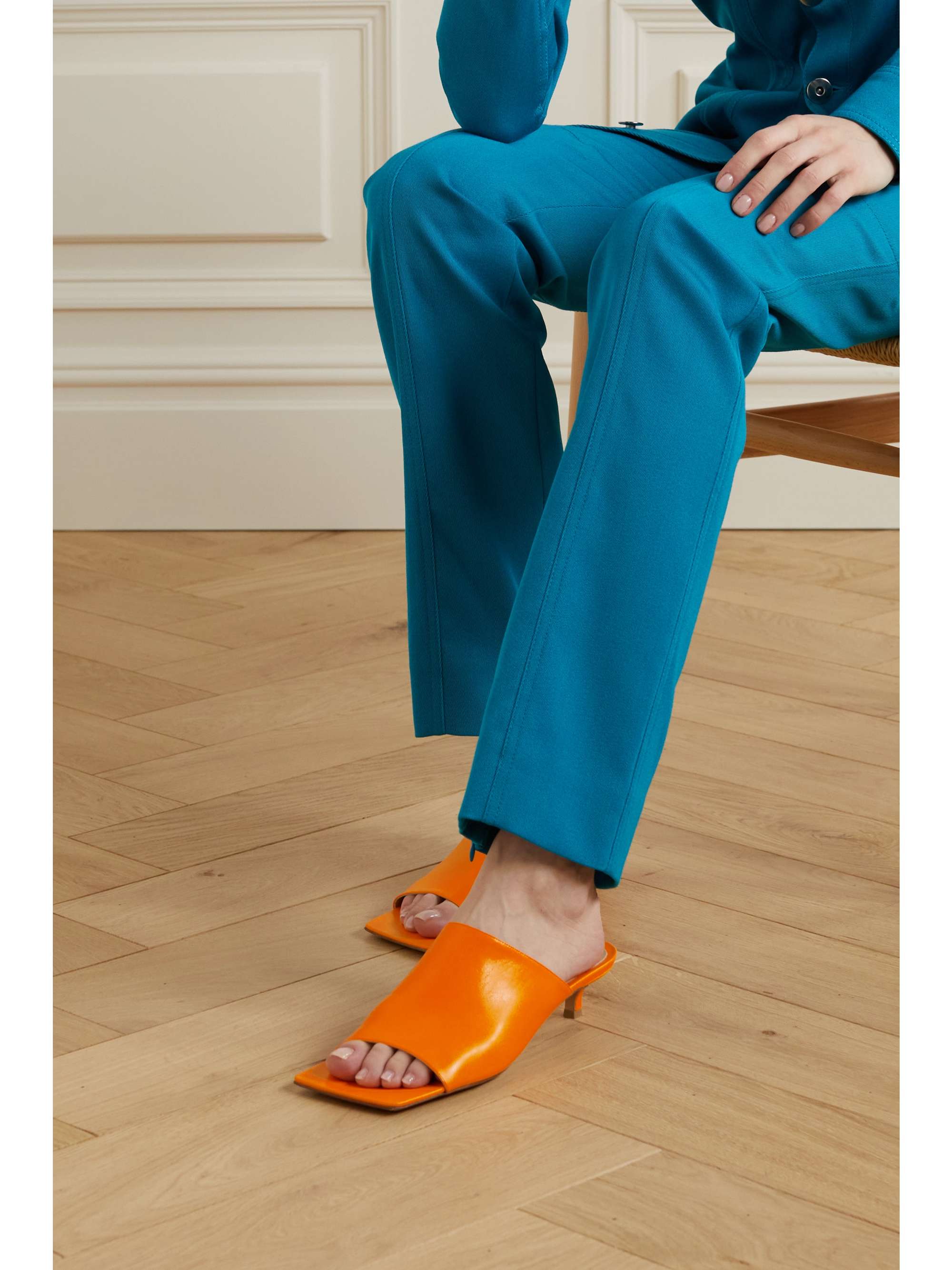 BOTTEGA VENETA Leather mules