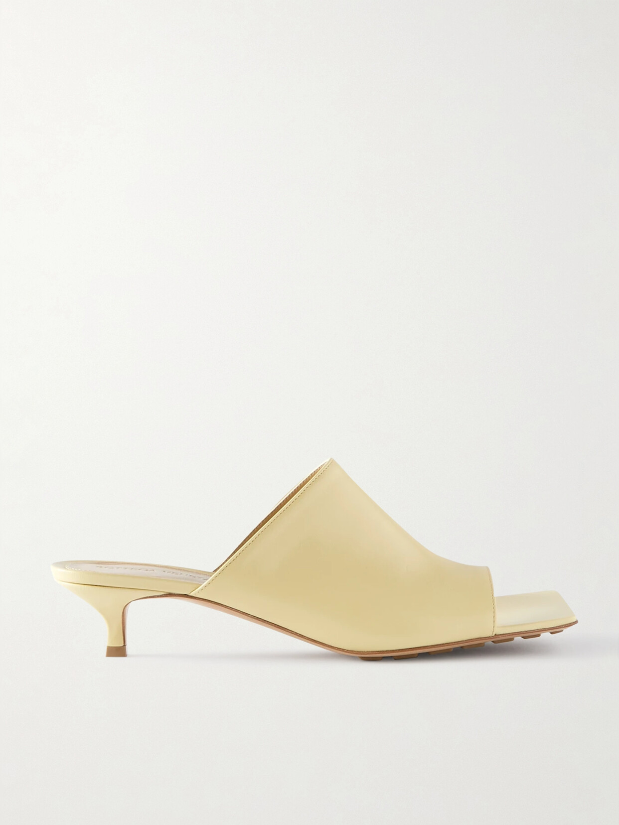 Bottega Veneta Leather Mules - Cream