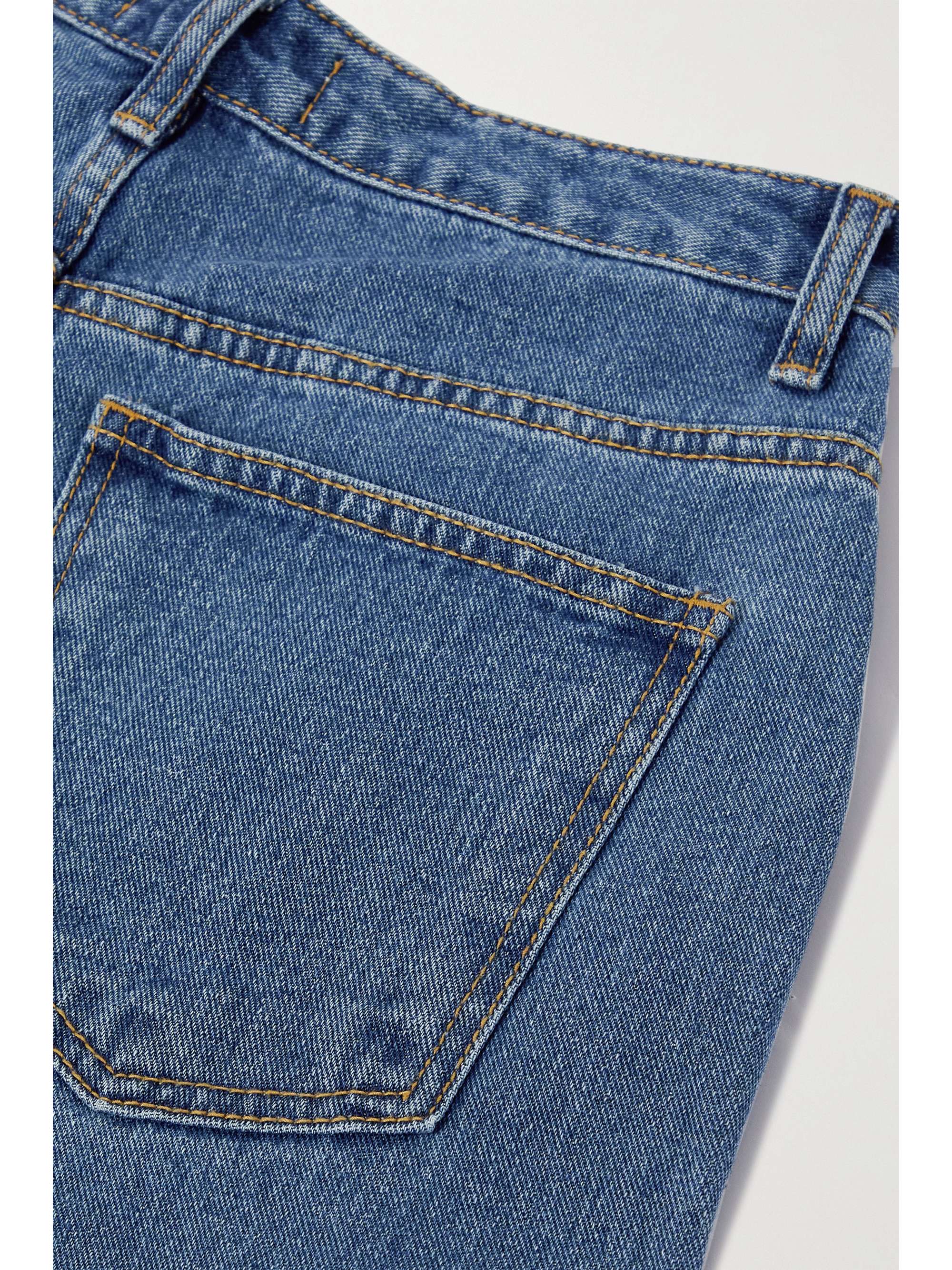 FRANKIE SHOP Kai cropped high-rise wide-leg jeans