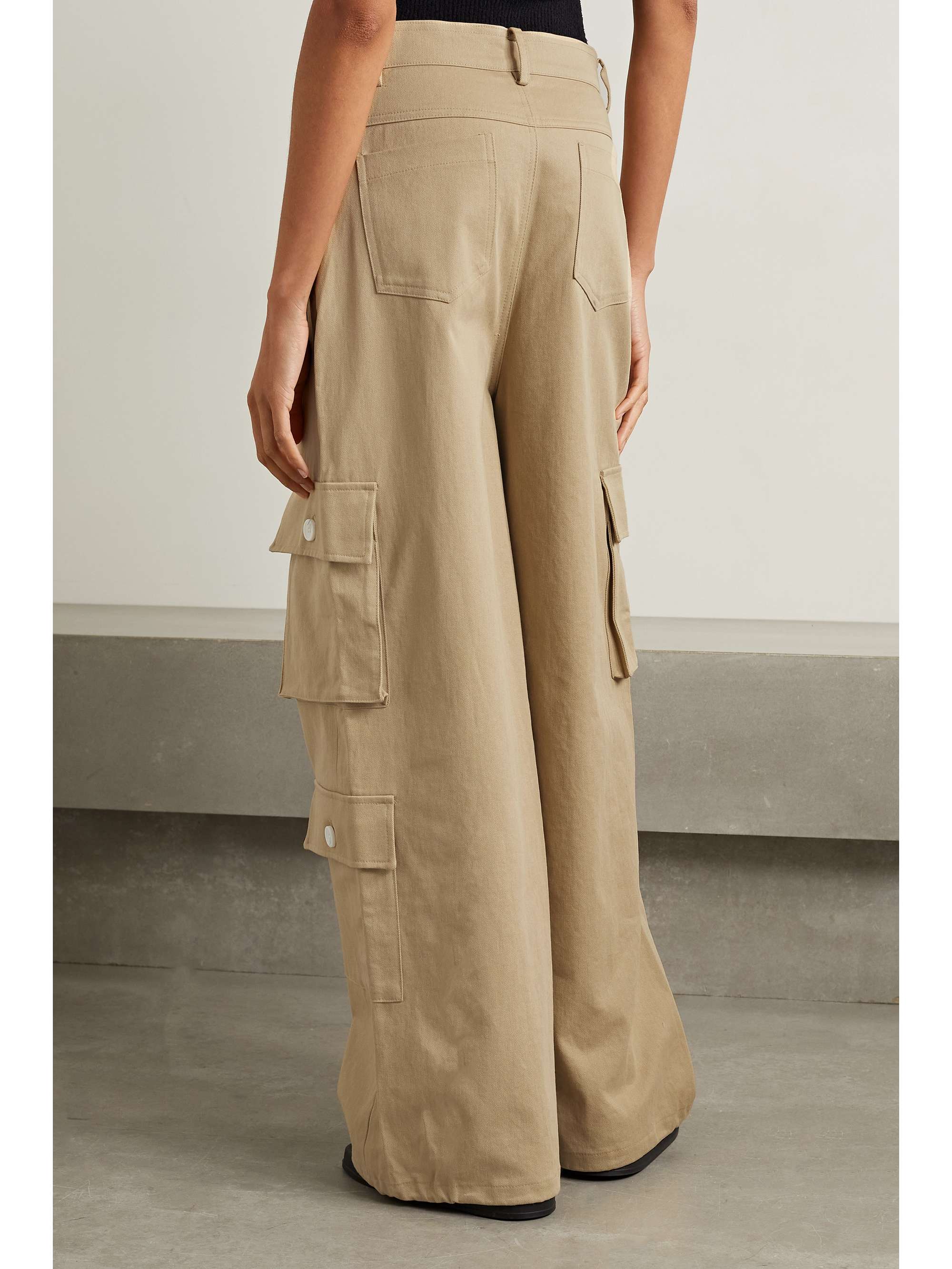 THE FRANKIE SHOP Hailey cotton-twill cargo pants