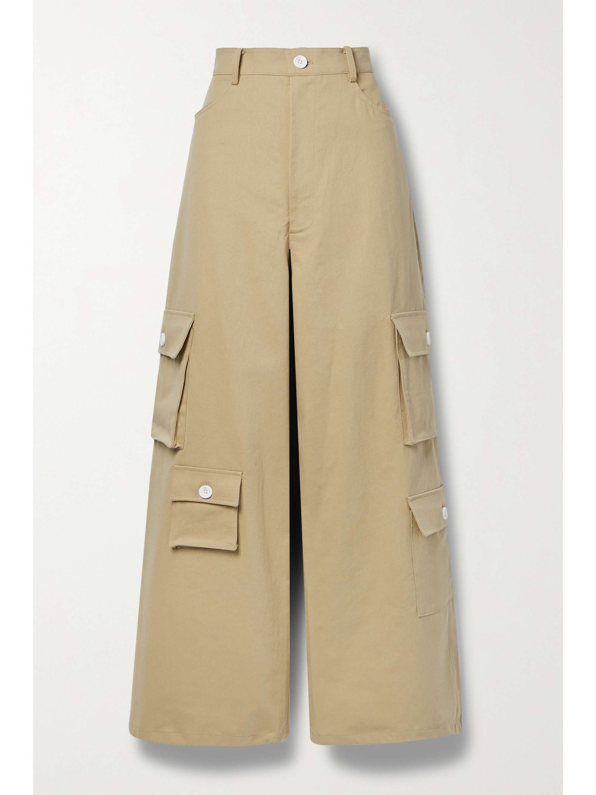 FRANKIE SHOP Hailey cotton-twill cargo pants | NET-A-PORTER