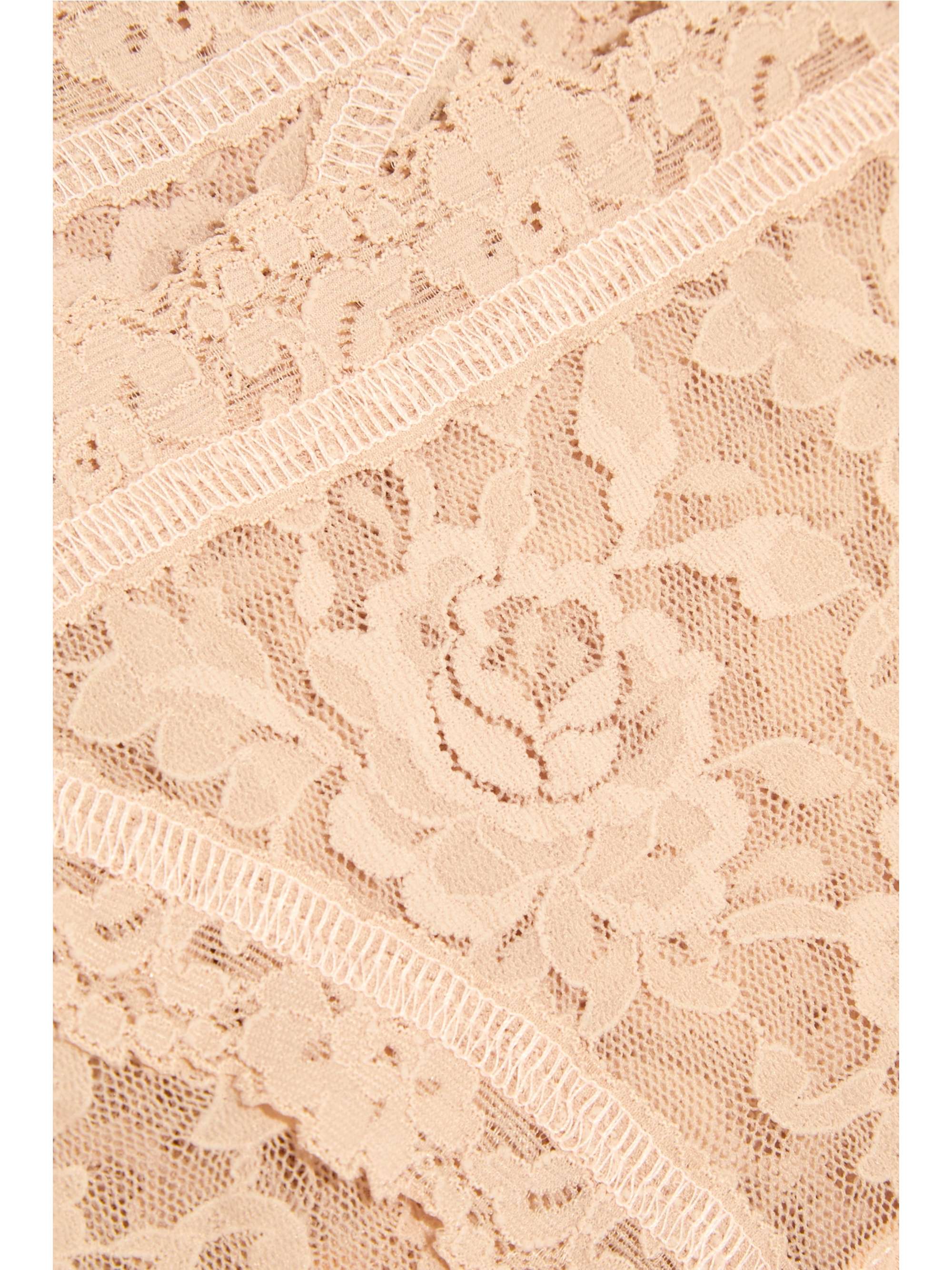 HANKY PANKY + NET SUSTAIN Signature set of three stretch-lace Brazilian briefs