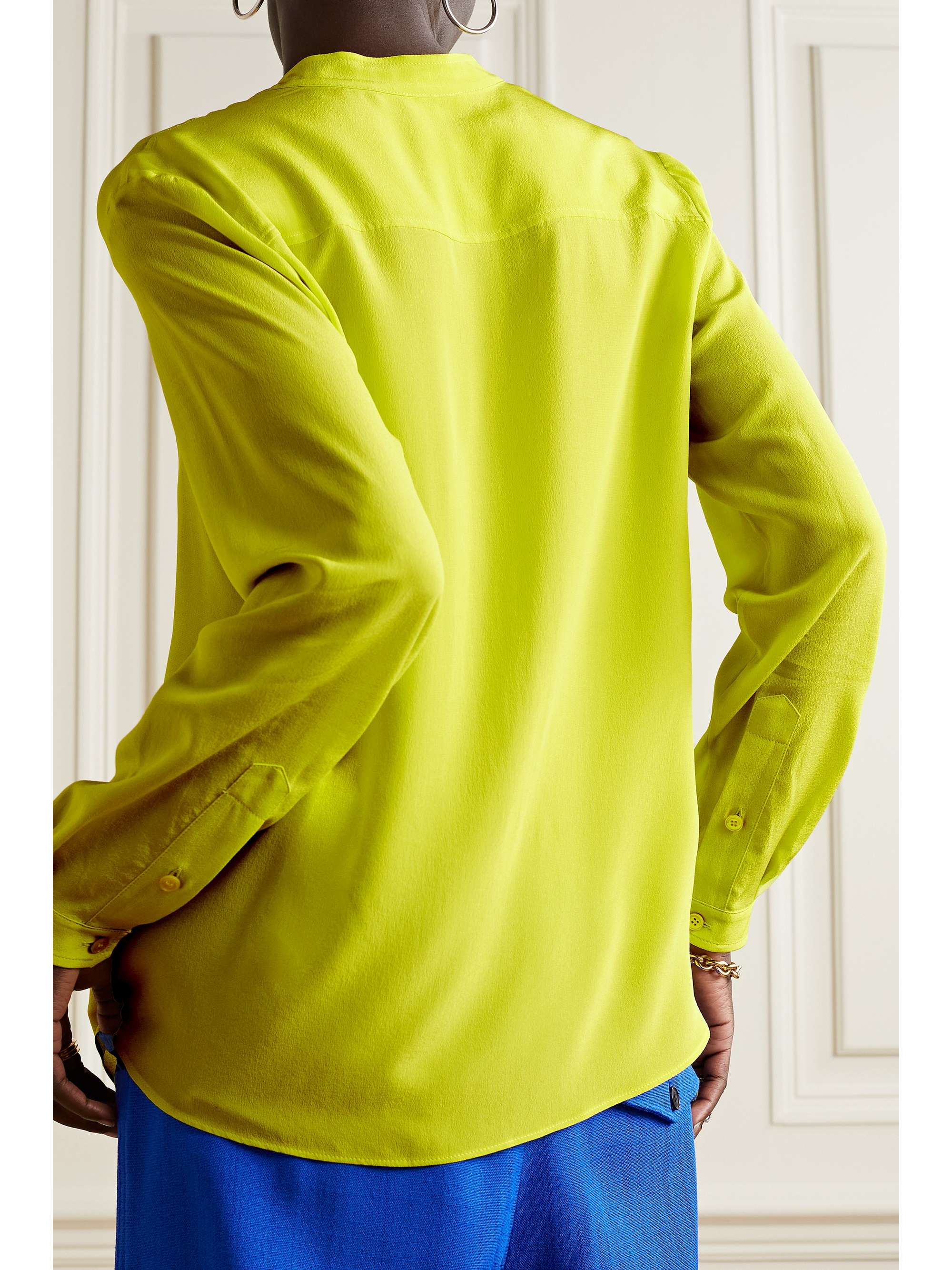 STELLA MCCARTNEY Eva silk crepe de chine blouse